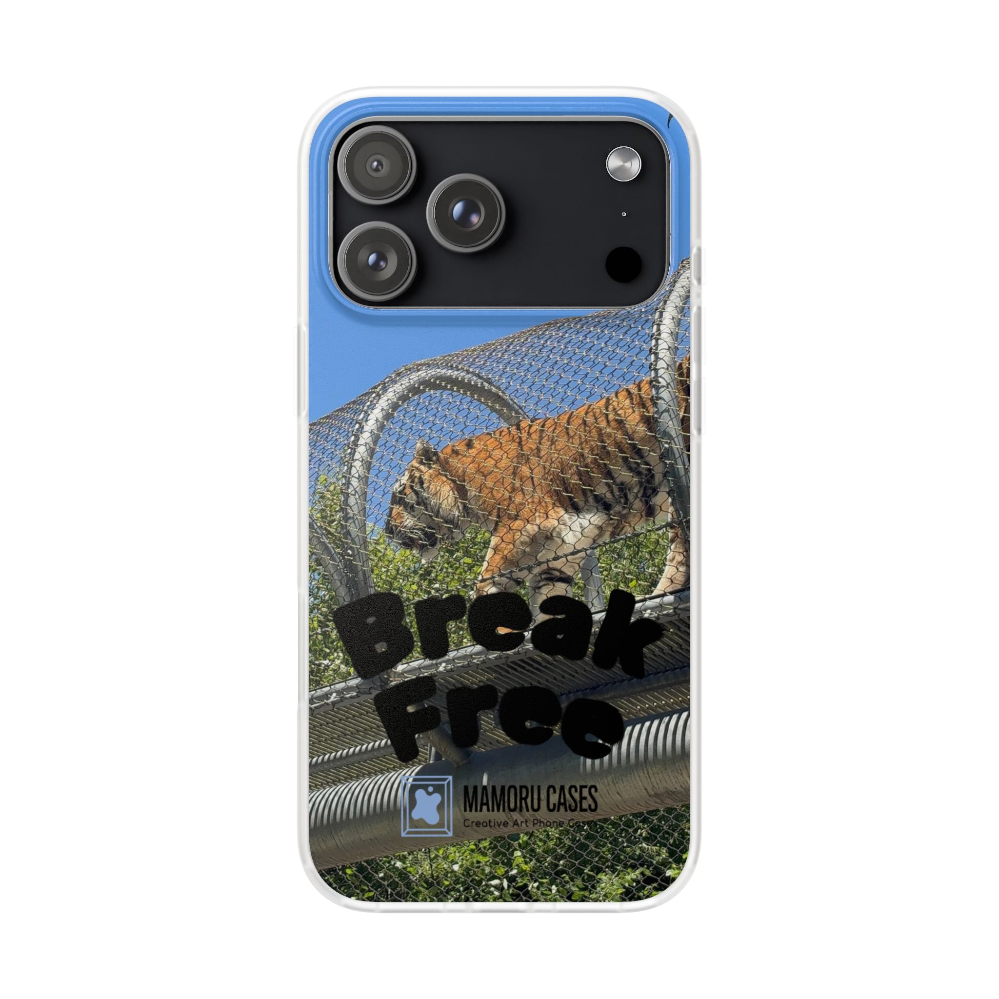 Tiger Break Free Phone Case – Wildlife Rescue Inspired iPhone Cover