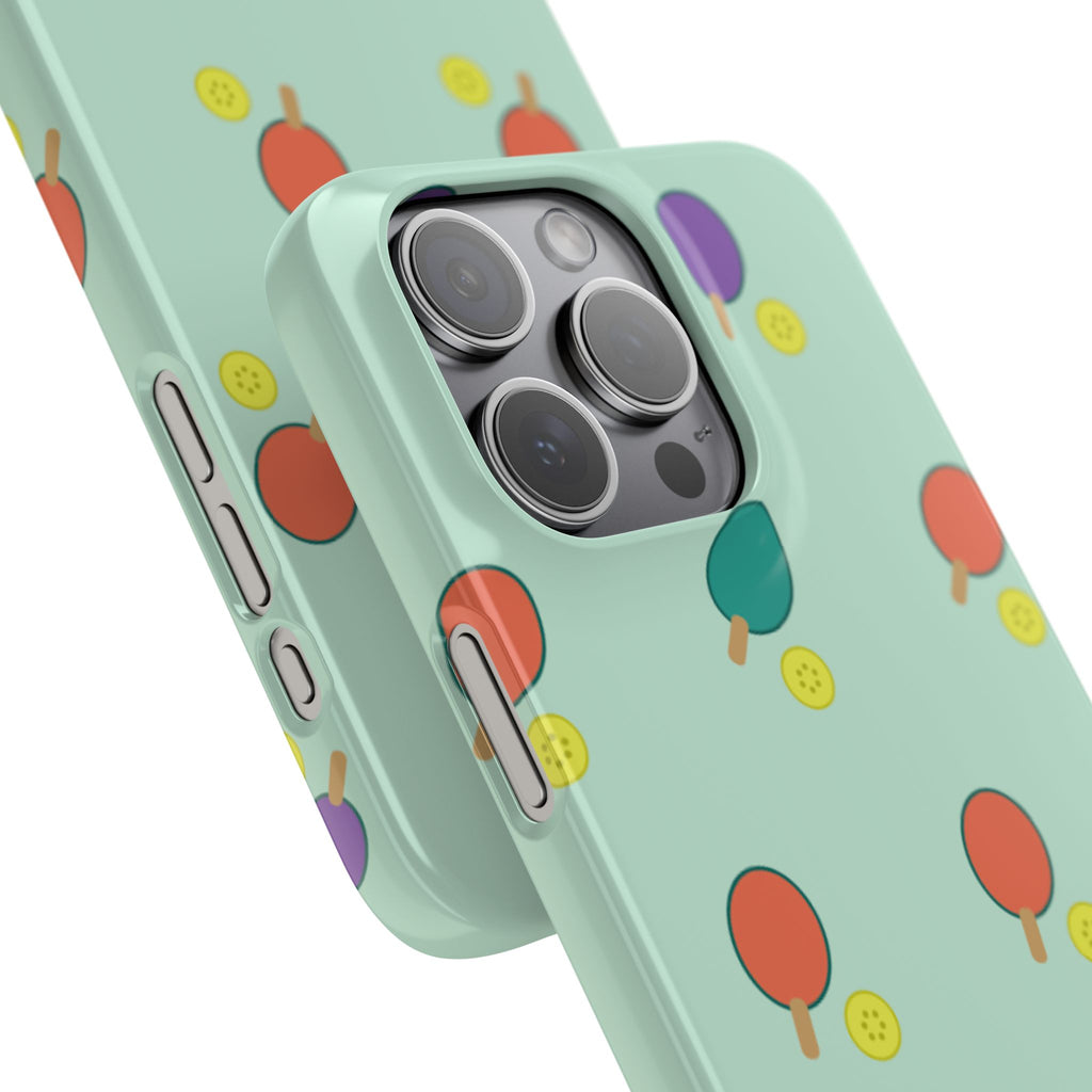 Ping Pong Paddle Pattern Phone Case — Mint Athletic Phone Cover