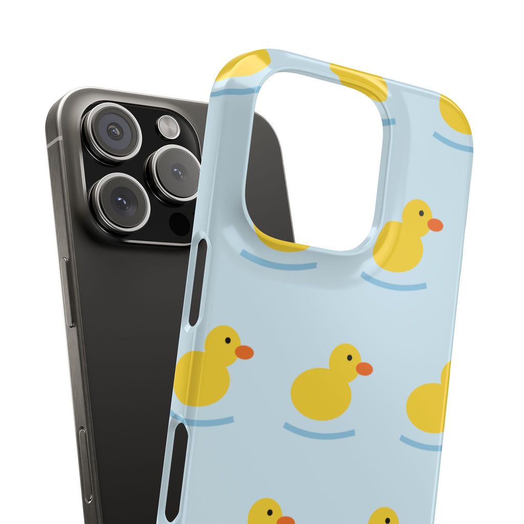Rubber Duck Phone Case — Cute Yellow Duck Pattern iPhone Case