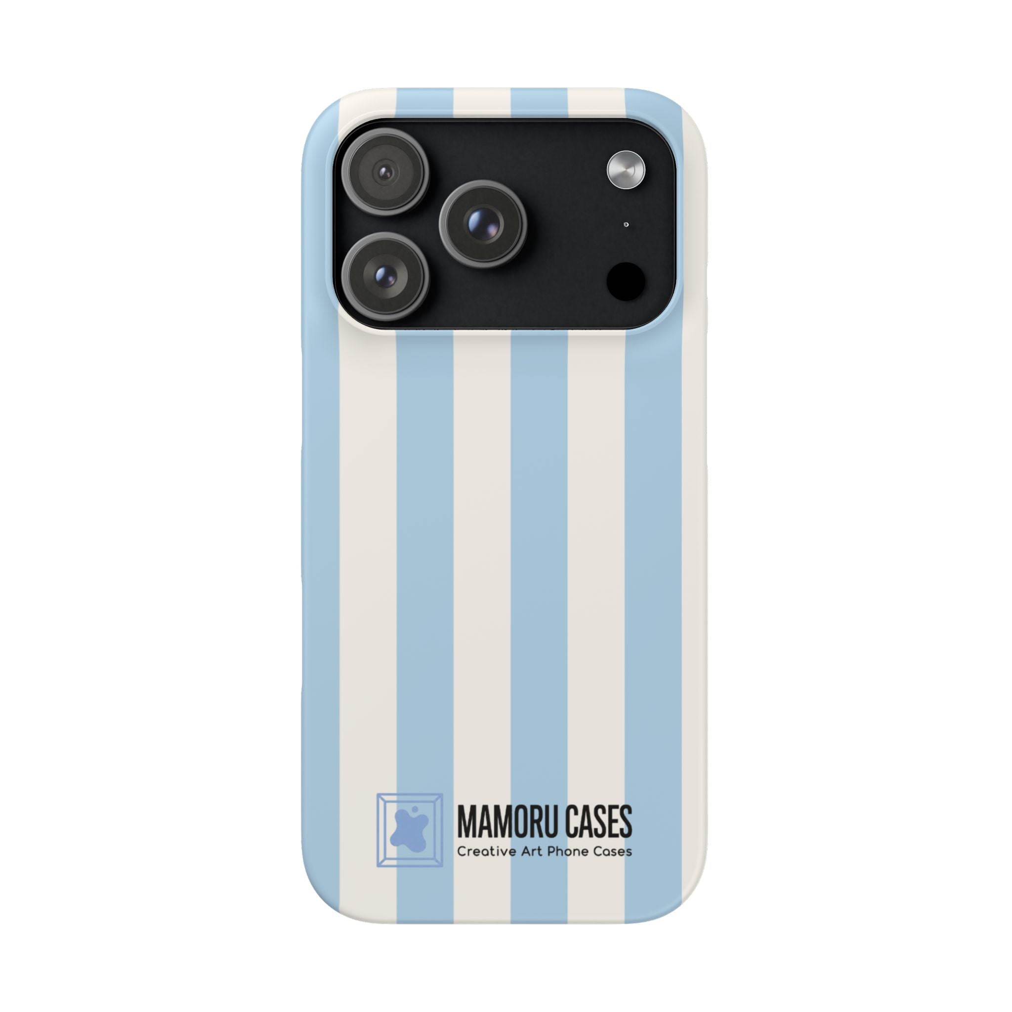 Sky Blue Stripe Phone Case
