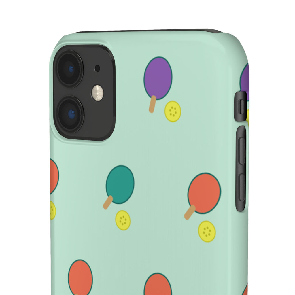 Ping Pong Paddle Pattern Phone Case — Mint Athletic Phone Cover