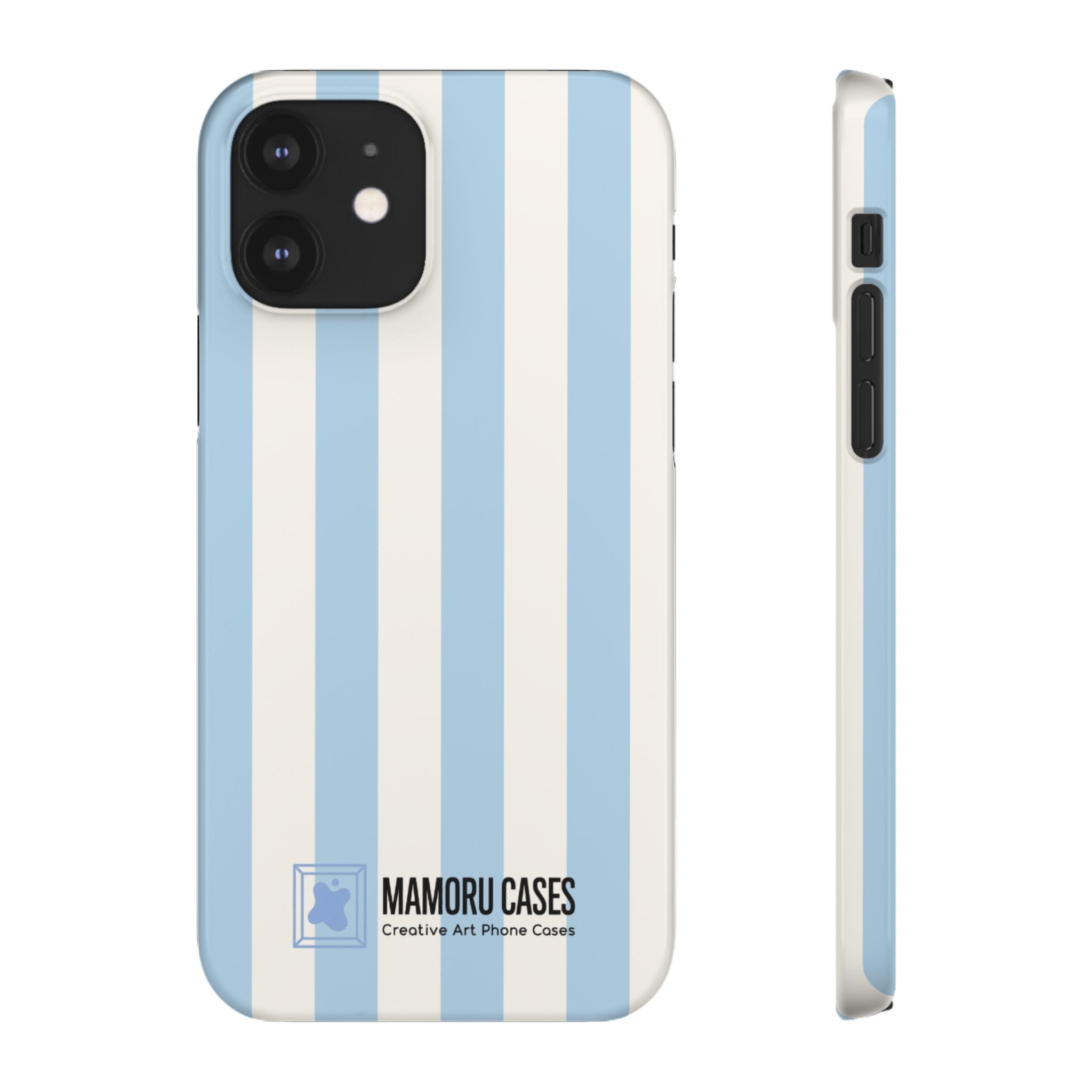 Sky Blue Stripe Phone Case