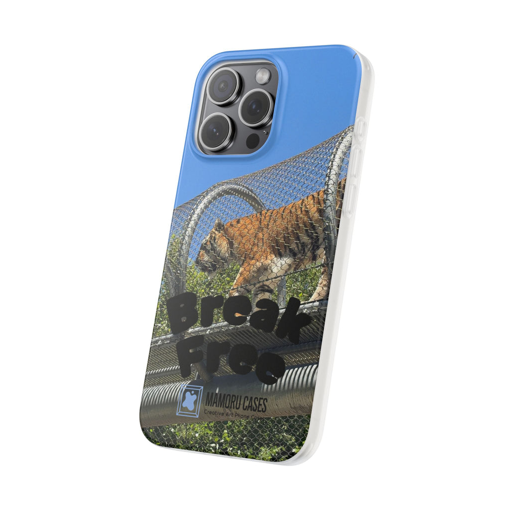 Tiger Break Free Phone Case – Wildlife Rescue Inspired iPhone Cover