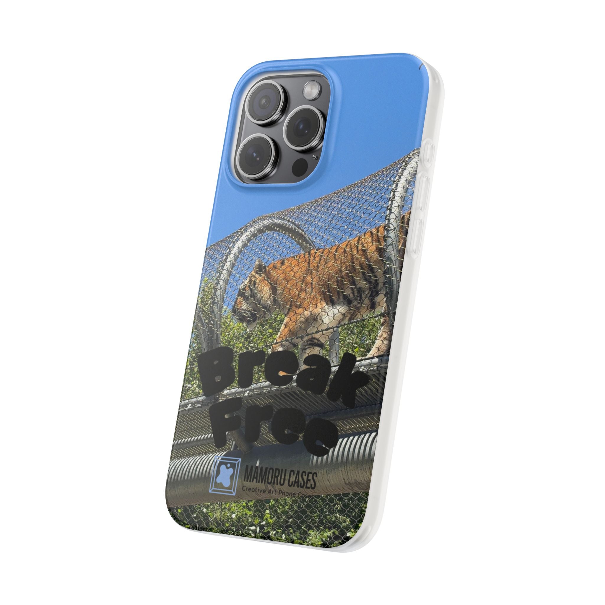 Tiger Break Free Phone Case – Wildlife Rescue Inspired iPhone Cover