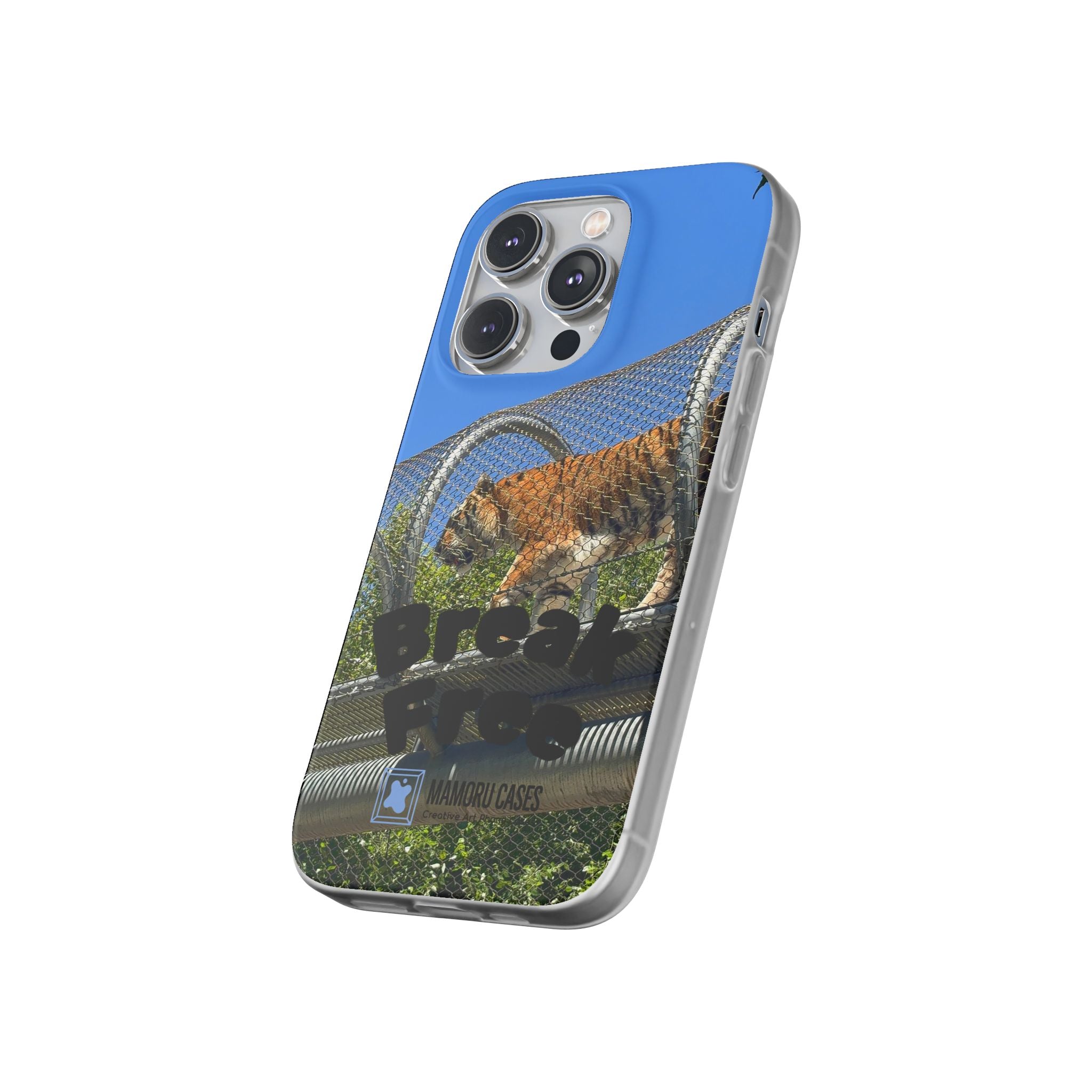 Tiger Break Free Phone Case – Wildlife Rescue Inspired iPhone Cover