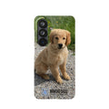 Phone Case — Cute Golden Retriever Puppy Photo Protective Snap Case