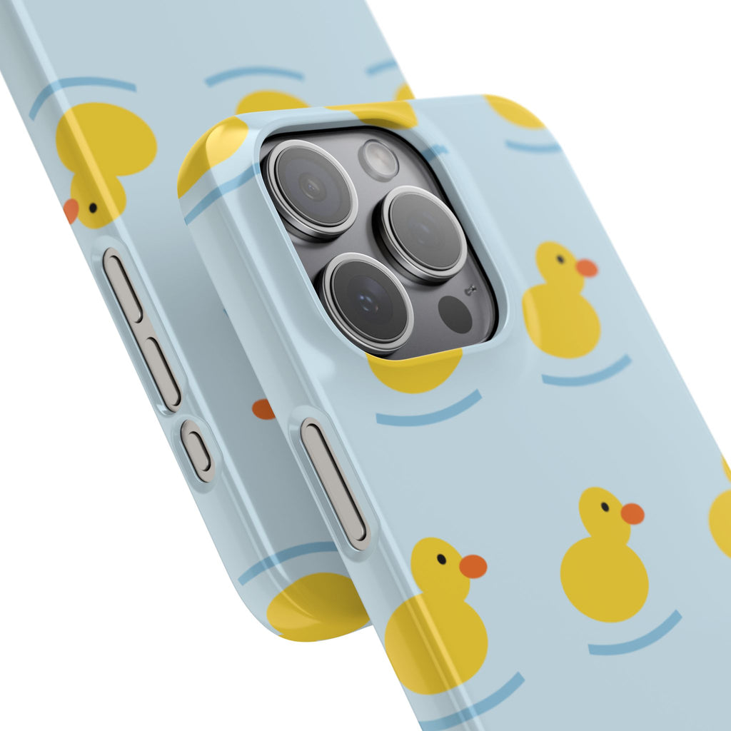 Rubber Duck Phone Case — Cute Yellow Duck Pattern iPhone Case