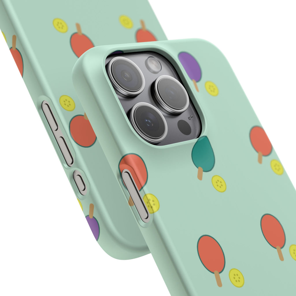 Ping Pong Paddle Pattern Phone Case — Mint Athletic Phone Cover