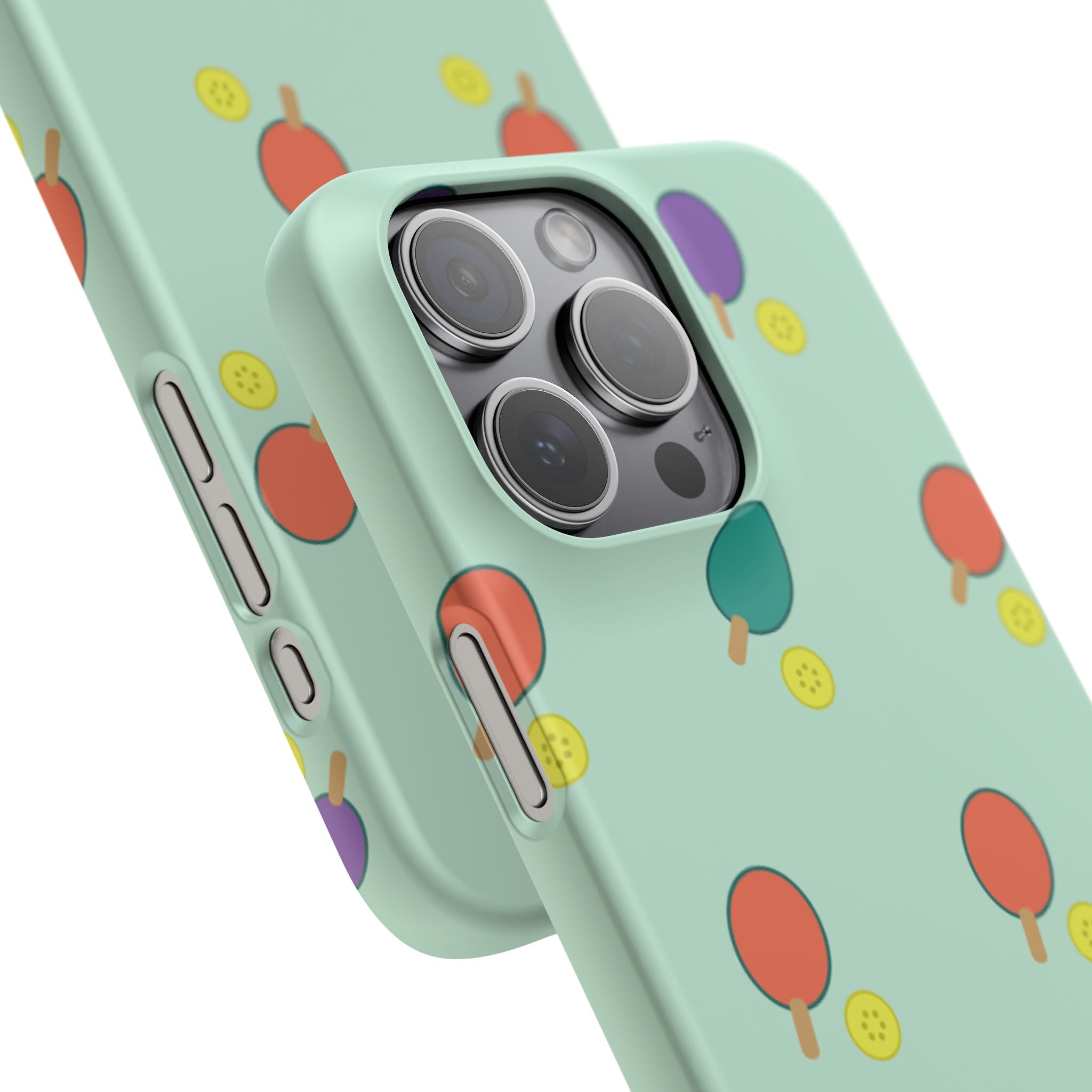 Ping Pong Paddle Pattern Phone Case — Mint Athletic Phone Cover