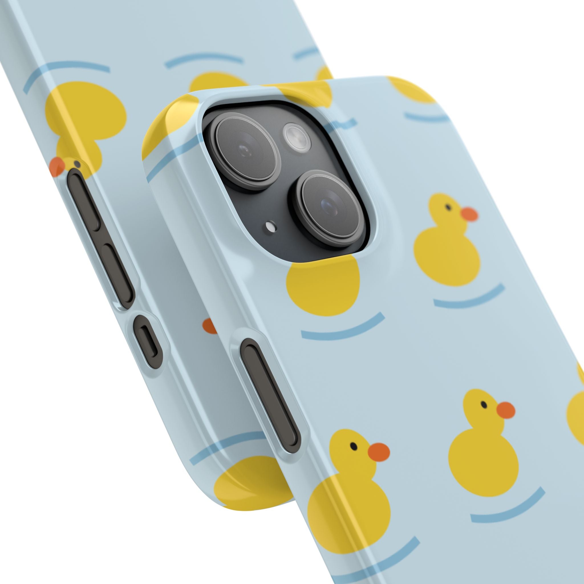 Rubber Duck Phone Case — Cute Yellow Duck Pattern iPhone Case