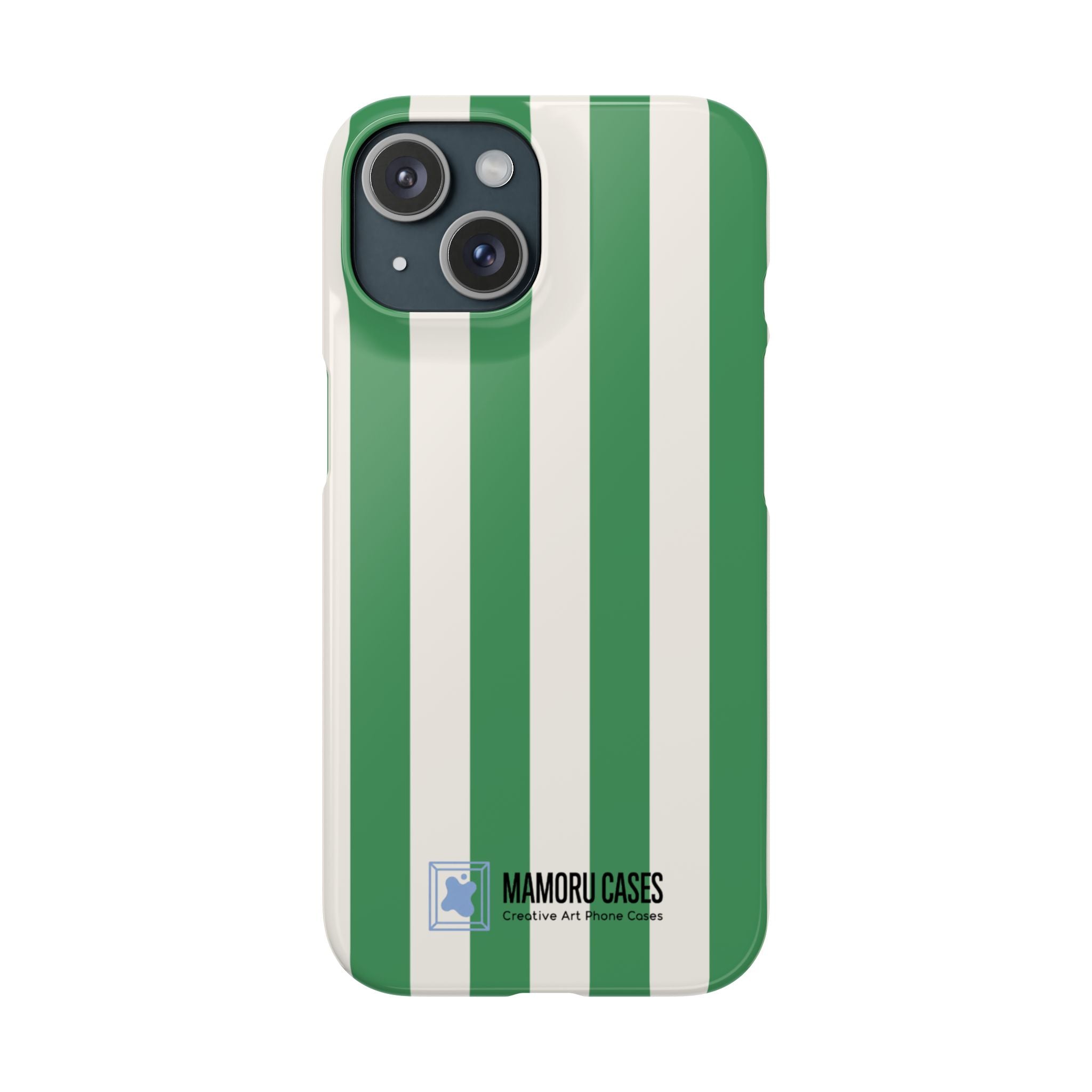 Green Stripe Phone Case