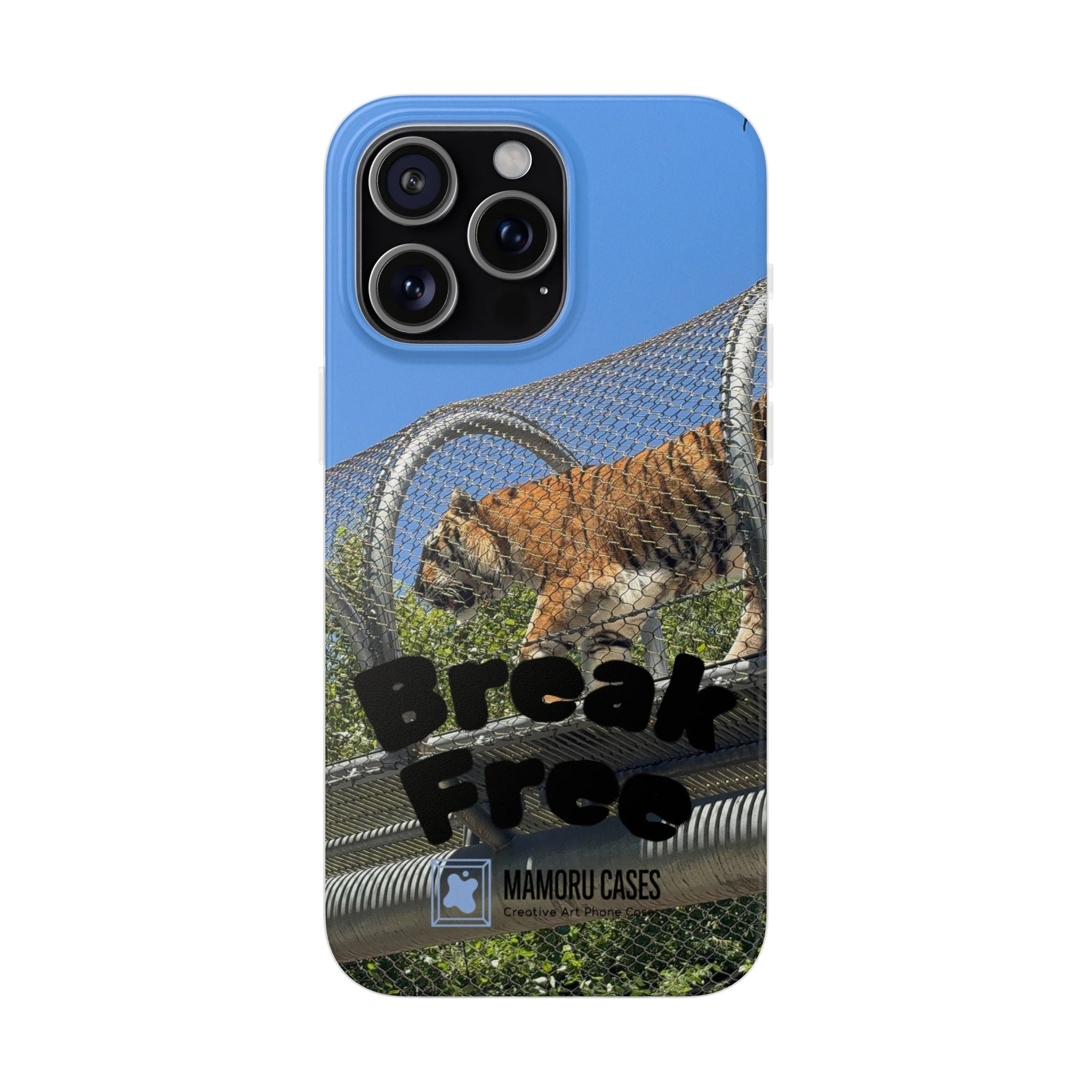 Tiger Break Free Phone Case – Wildlife Rescue Inspired iPhone Cover