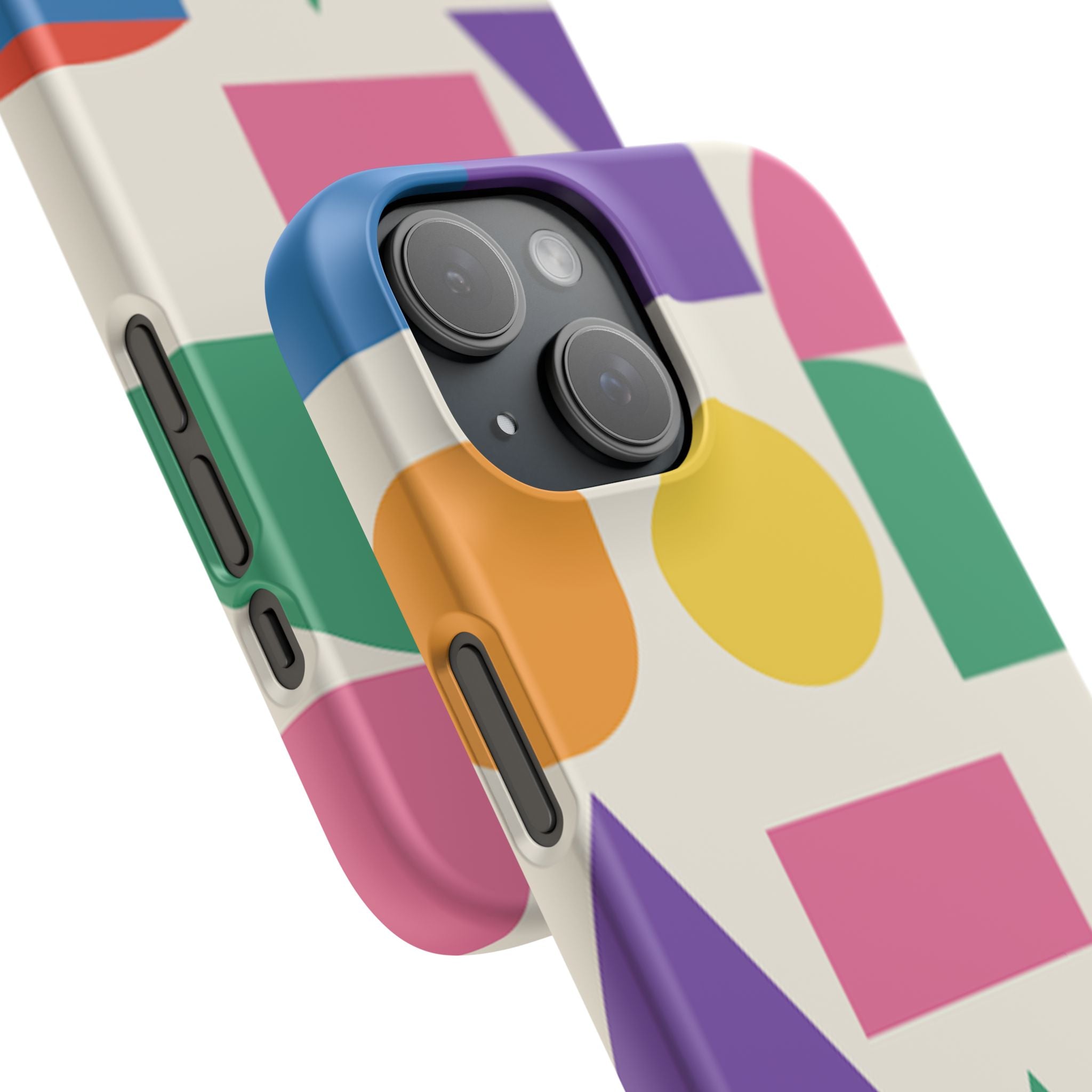Color Block Shapes Phone Case