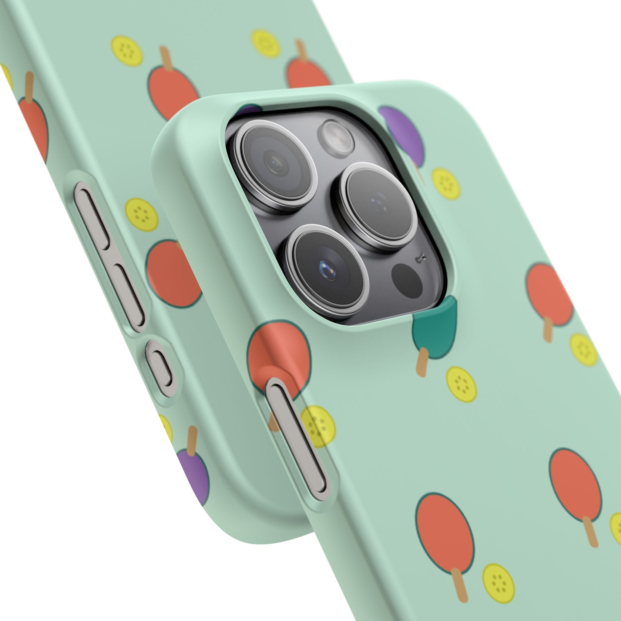 Ping Pong Paddle Pattern Phone Case — Mint Athletic Phone Cover