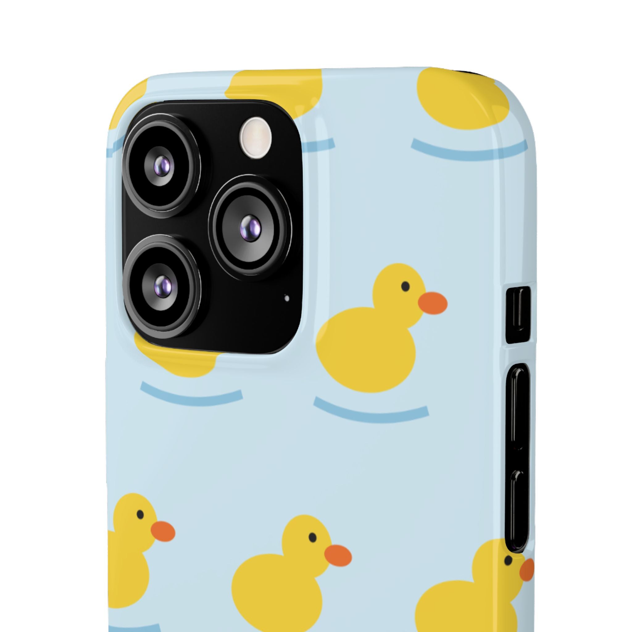 Rubber Duck Phone Case — Cute Yellow Duck Pattern iPhone Case