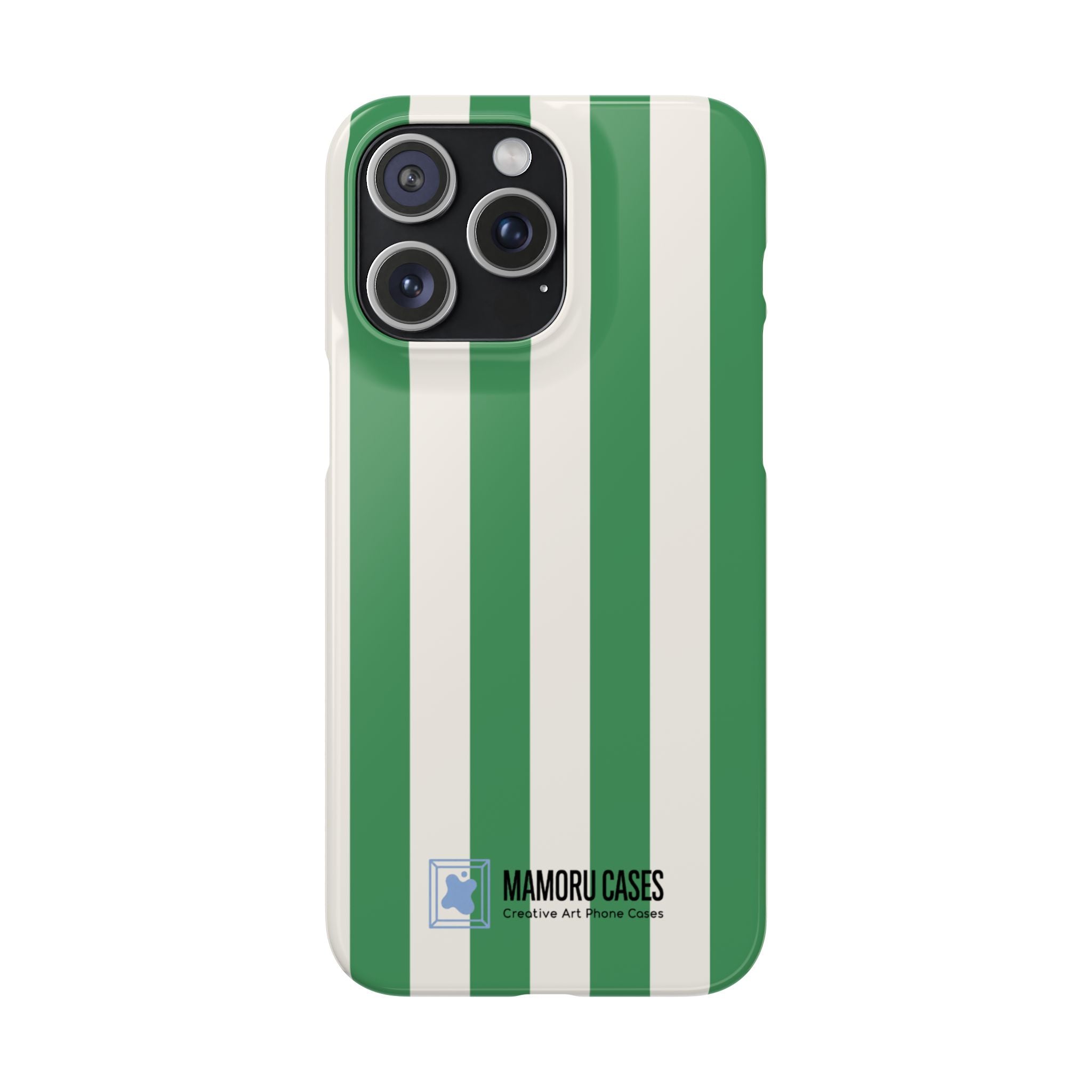 Green Stripe Phone Case