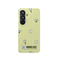Tennis Pattern Phone Case — Yellow Racket & Ball Snap Case