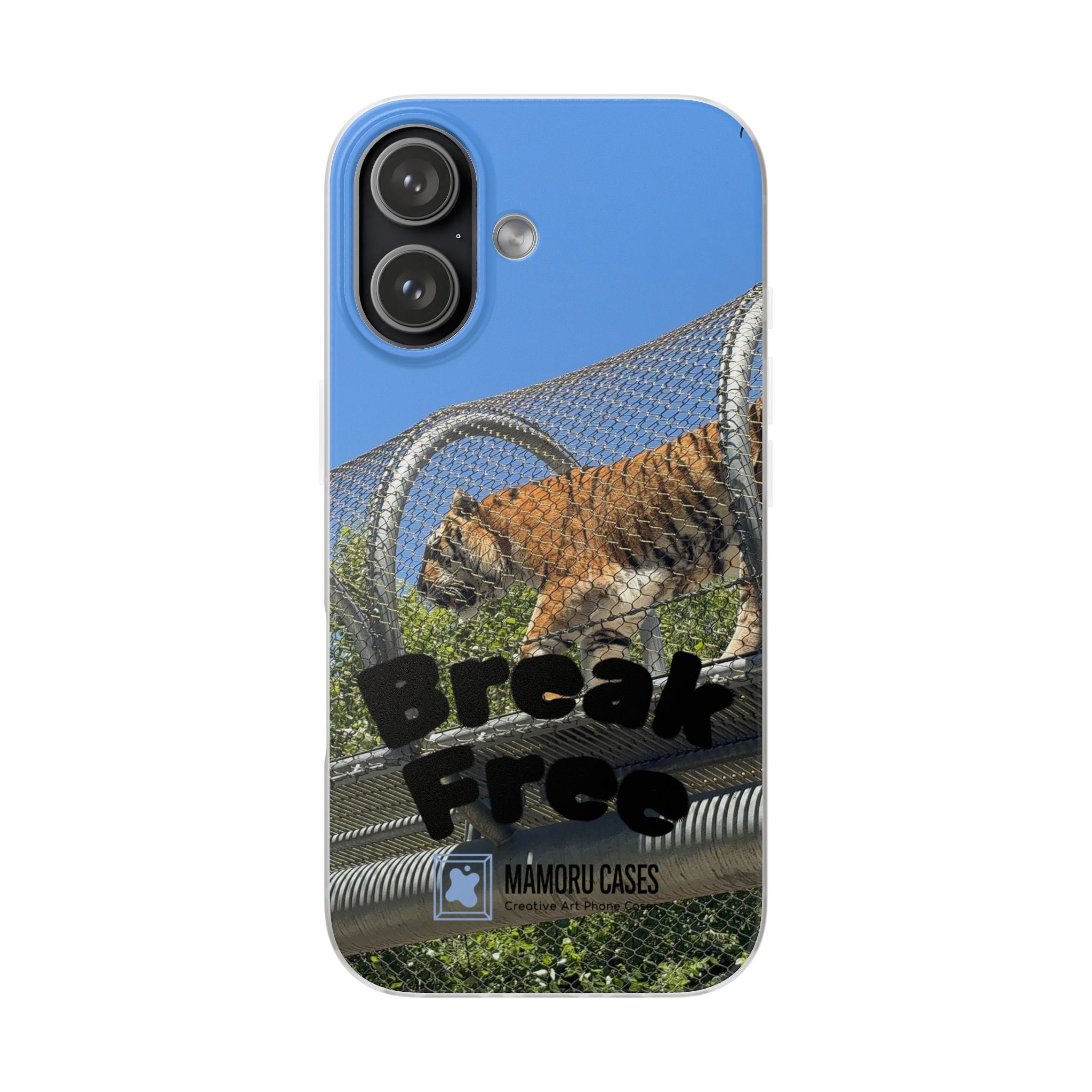 Tiger Break Free Phone Case – Wildlife Rescue Inspired iPhone Cover
