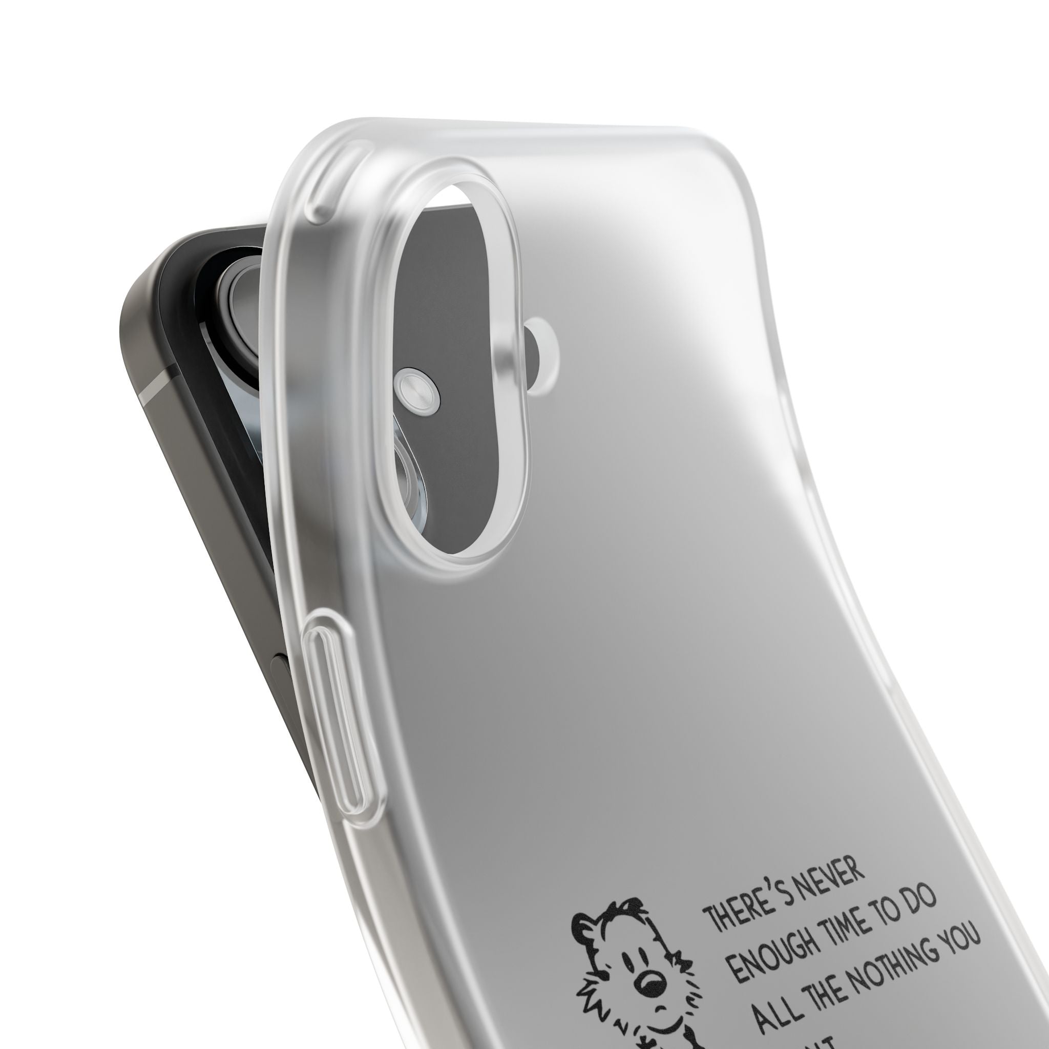 Calvin & Hobbes 'There's Never Enough Time' Phone Case