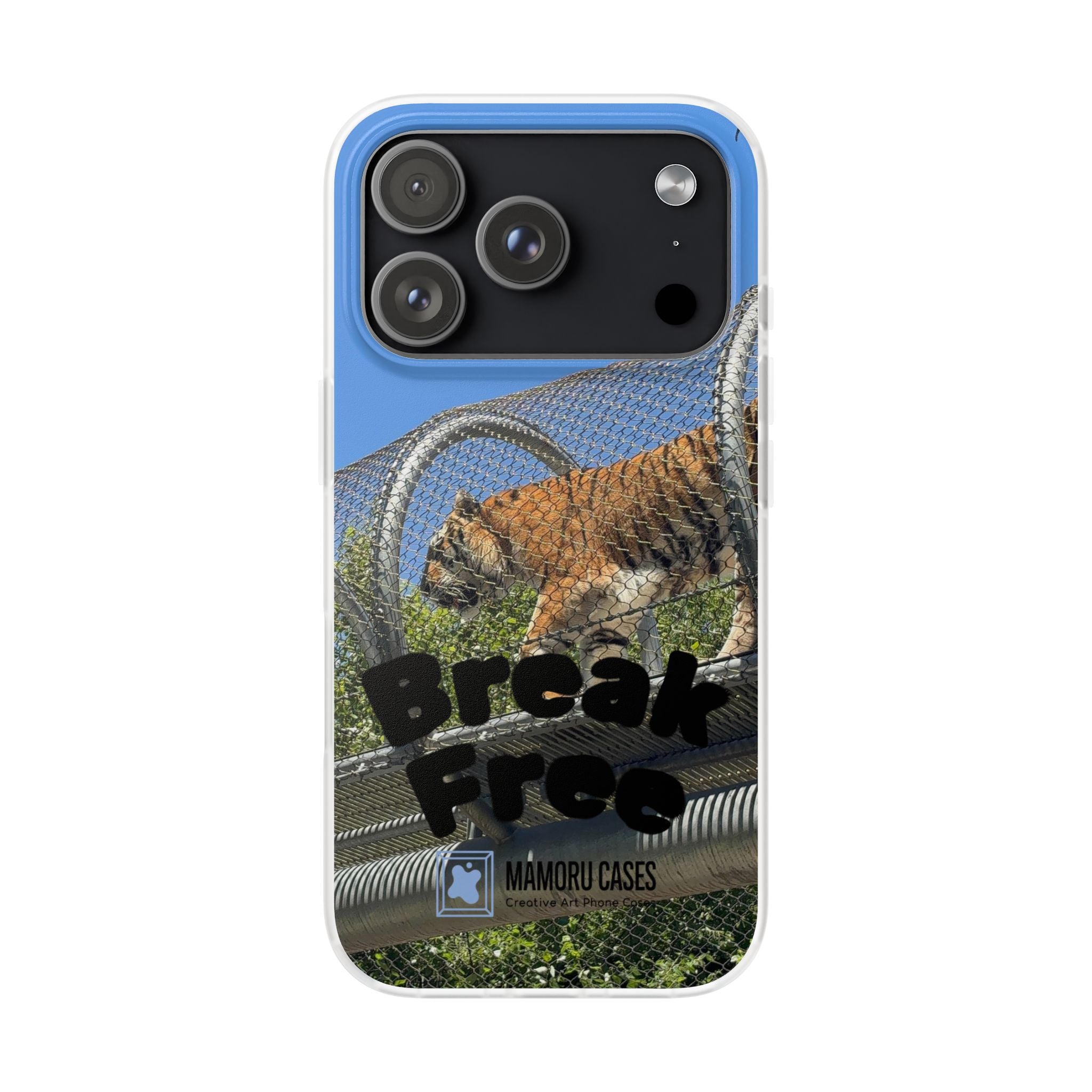 Tiger Break Free Phone Case – Wildlife Rescue Inspired iPhone Cover