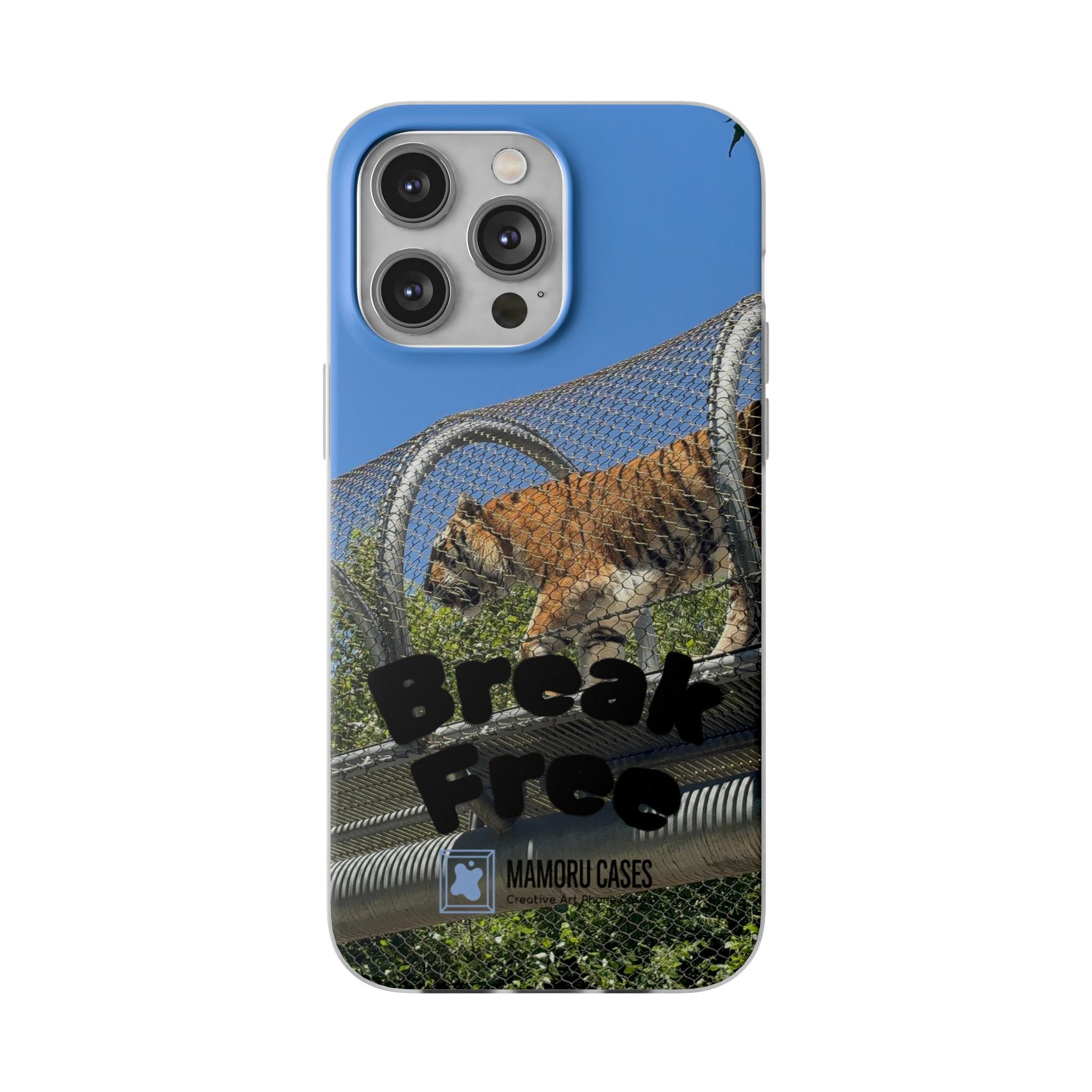 Tiger Break Free Phone Case – Wildlife Rescue Inspired iPhone Cover