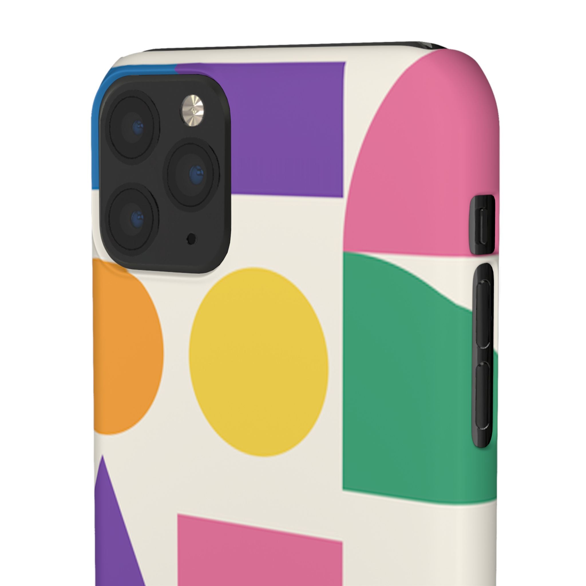 Color Block Shapes Phone Case