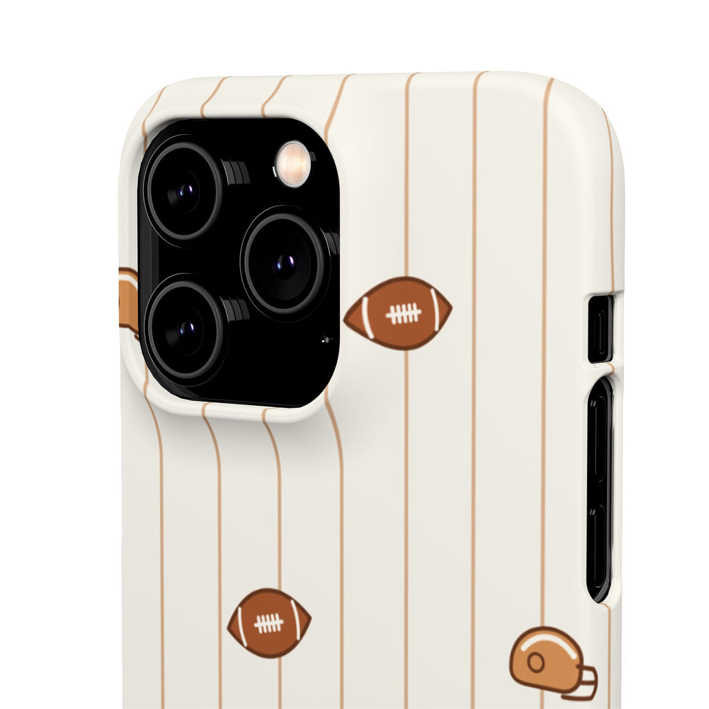 Phone Case — Vintage Football Pattern iPhone Case