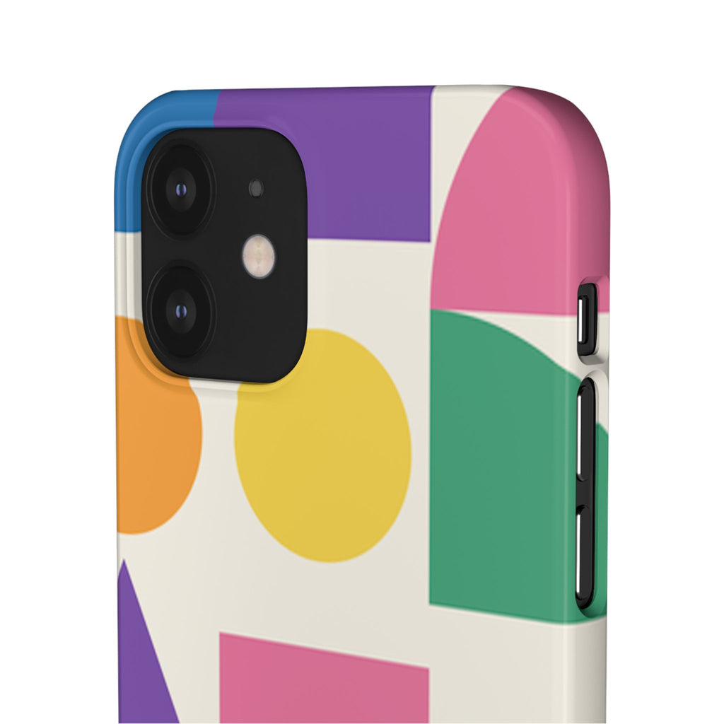 Color Block Shapes Phone Case