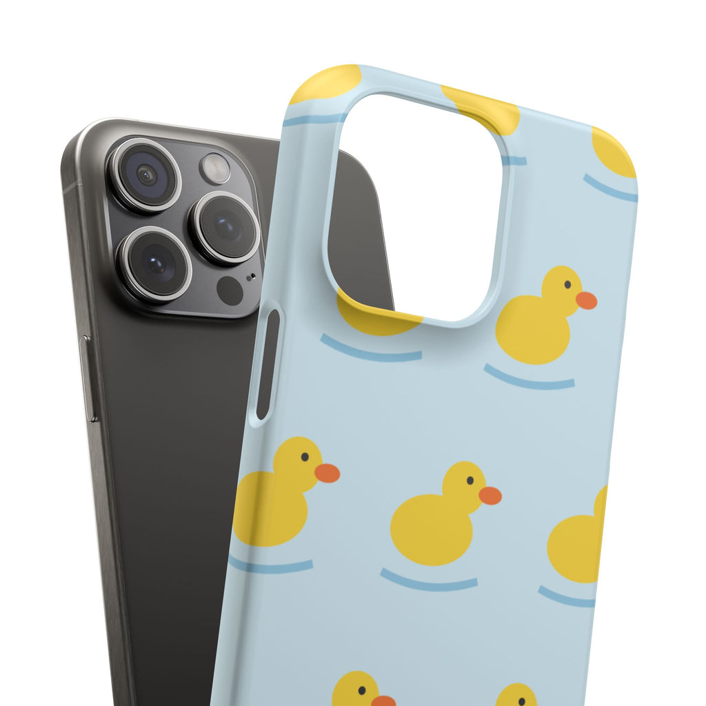 Rubber Duck Phone Case — Cute Yellow Duck Pattern iPhone Case