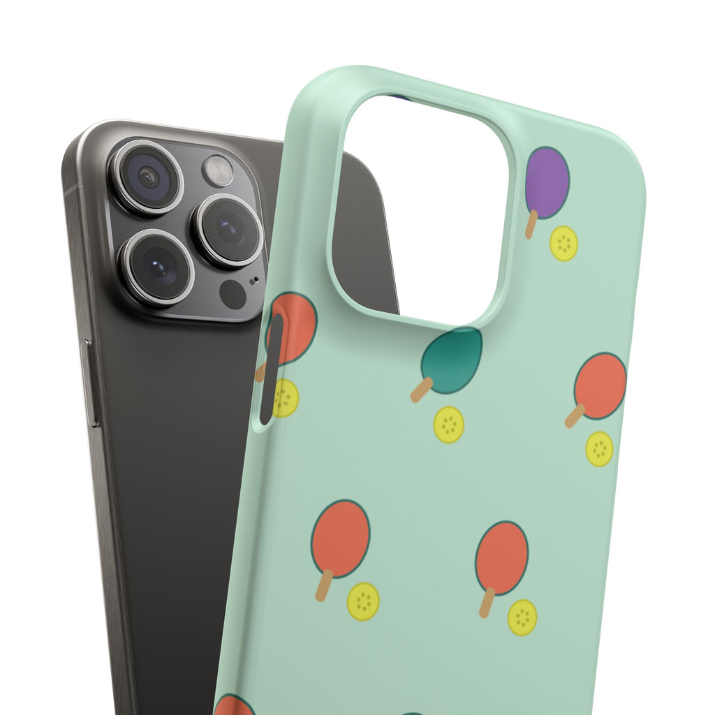 Ping Pong Paddle Pattern Phone Case — Mint Athletic Phone Cover