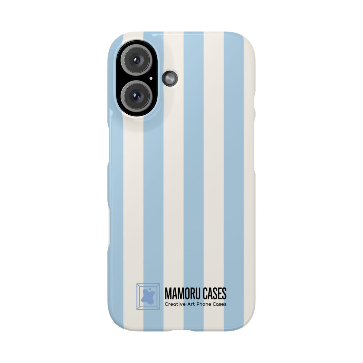 Sky Blue Stripe Phone Case
