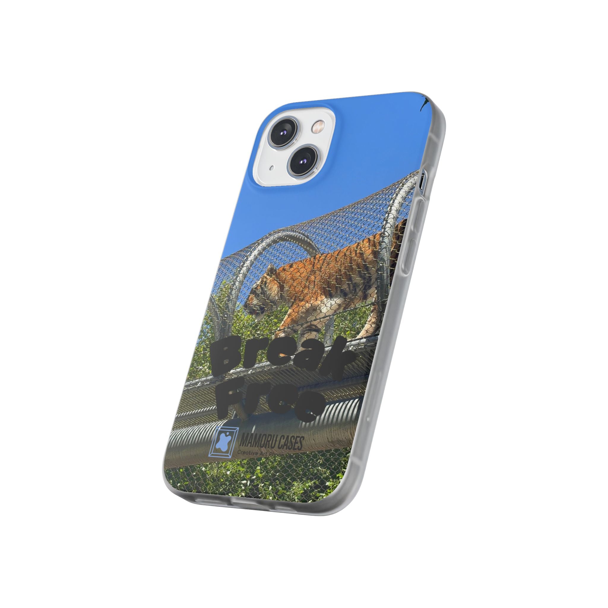 Tiger Break Free Phone Case – Wildlife Rescue Inspired iPhone Cover