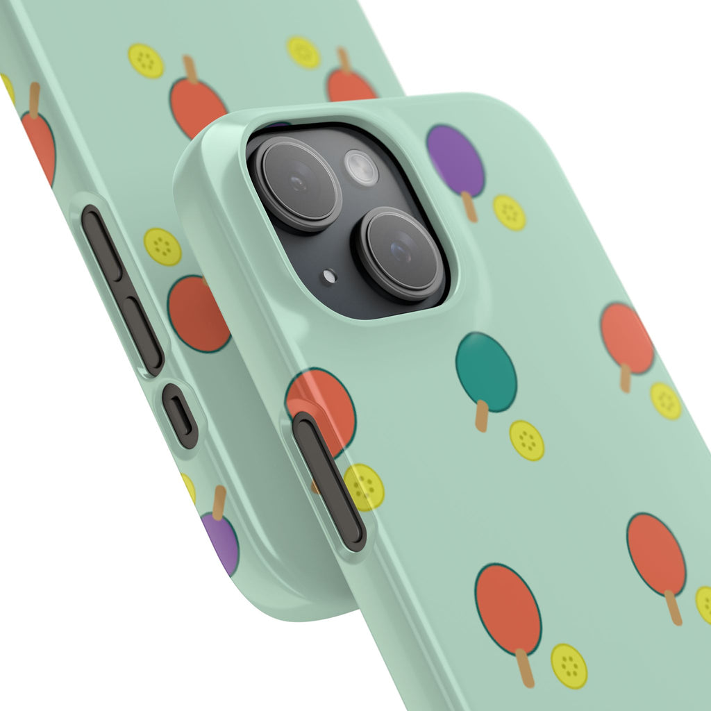 Ping Pong Paddle Pattern Phone Case — Mint Athletic Phone Cover