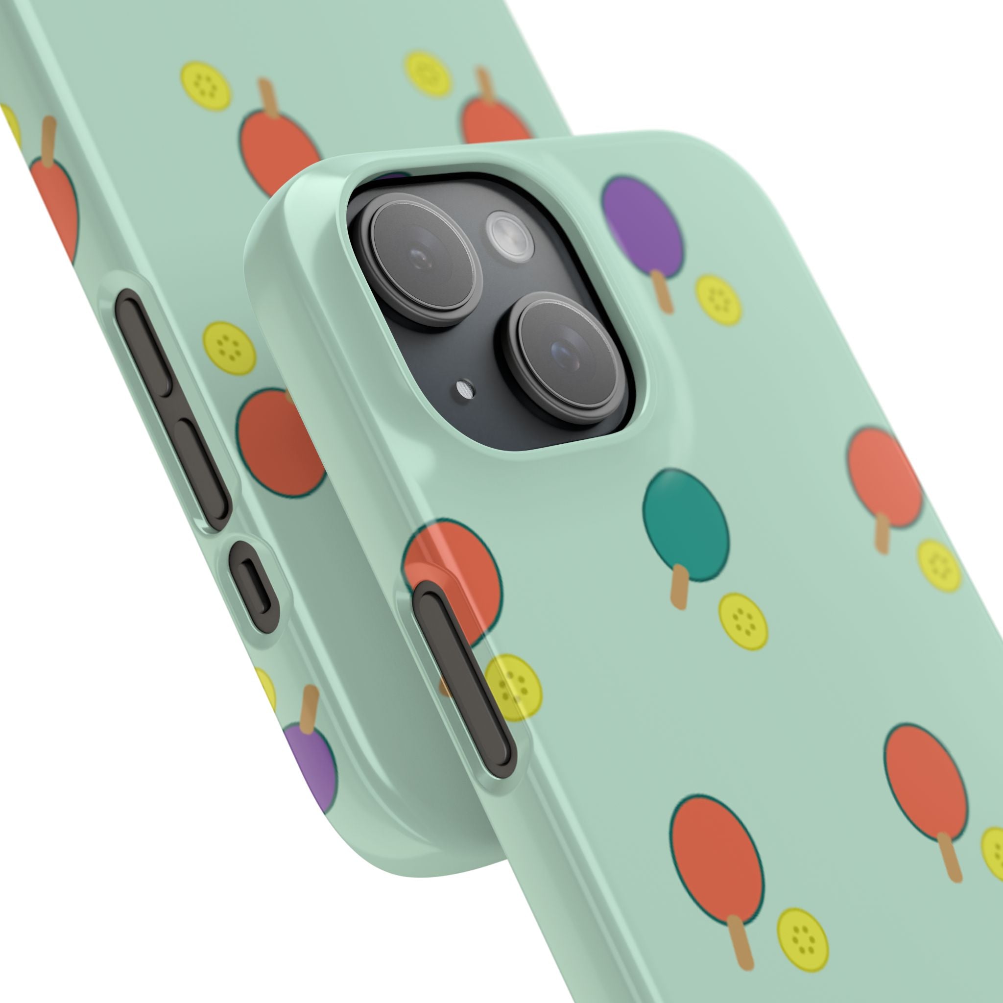 Ping Pong Paddle Pattern Phone Case — Mint Athletic Phone Cover