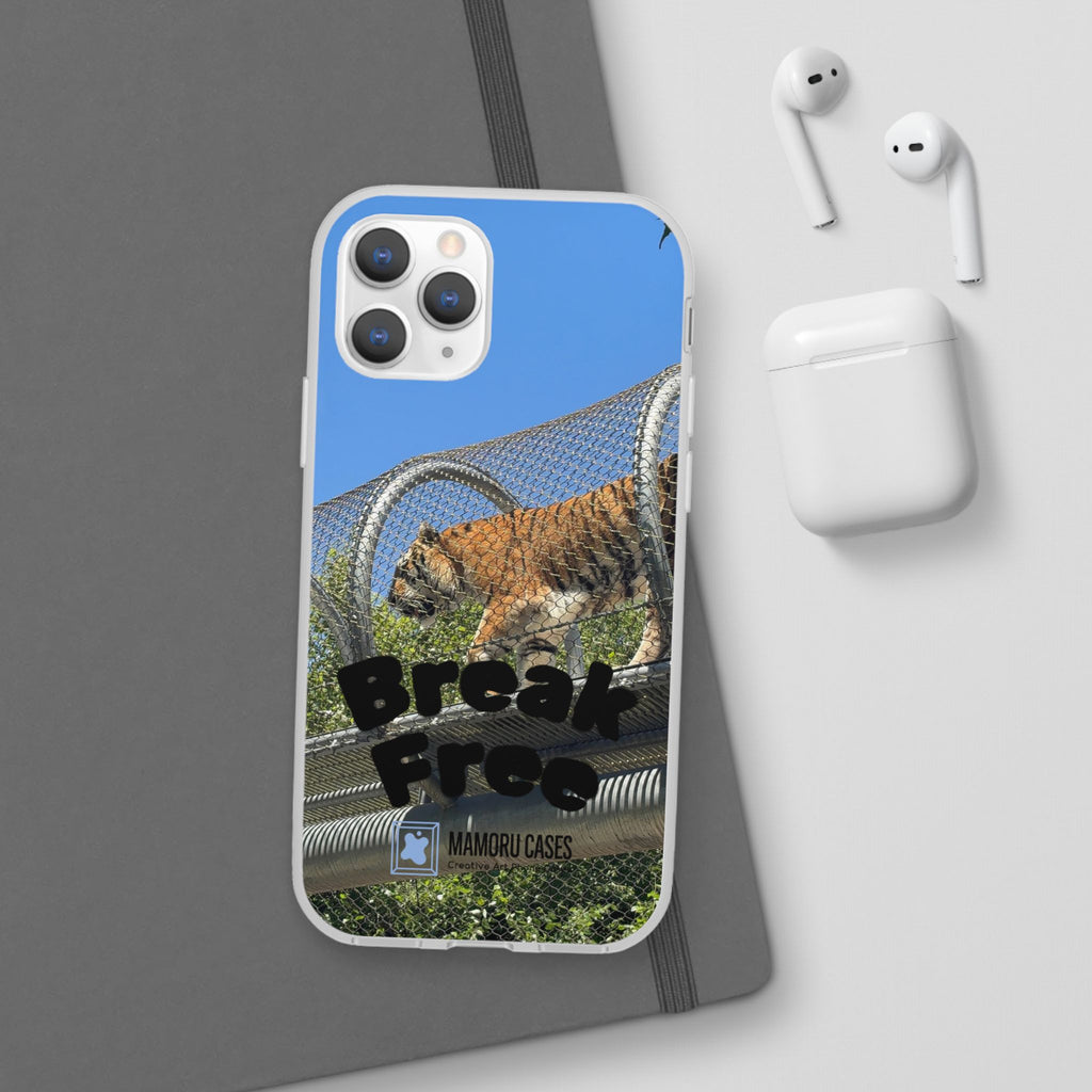 Tiger Break Free Phone Case – Wildlife Rescue Inspired iPhone Cover