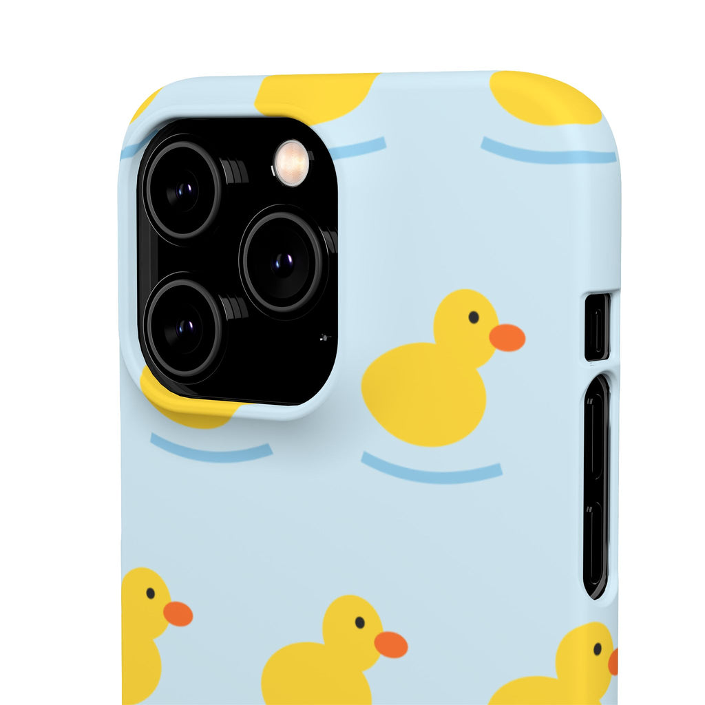 Rubber Duck Phone Case — Cute Yellow Duck Pattern iPhone Case