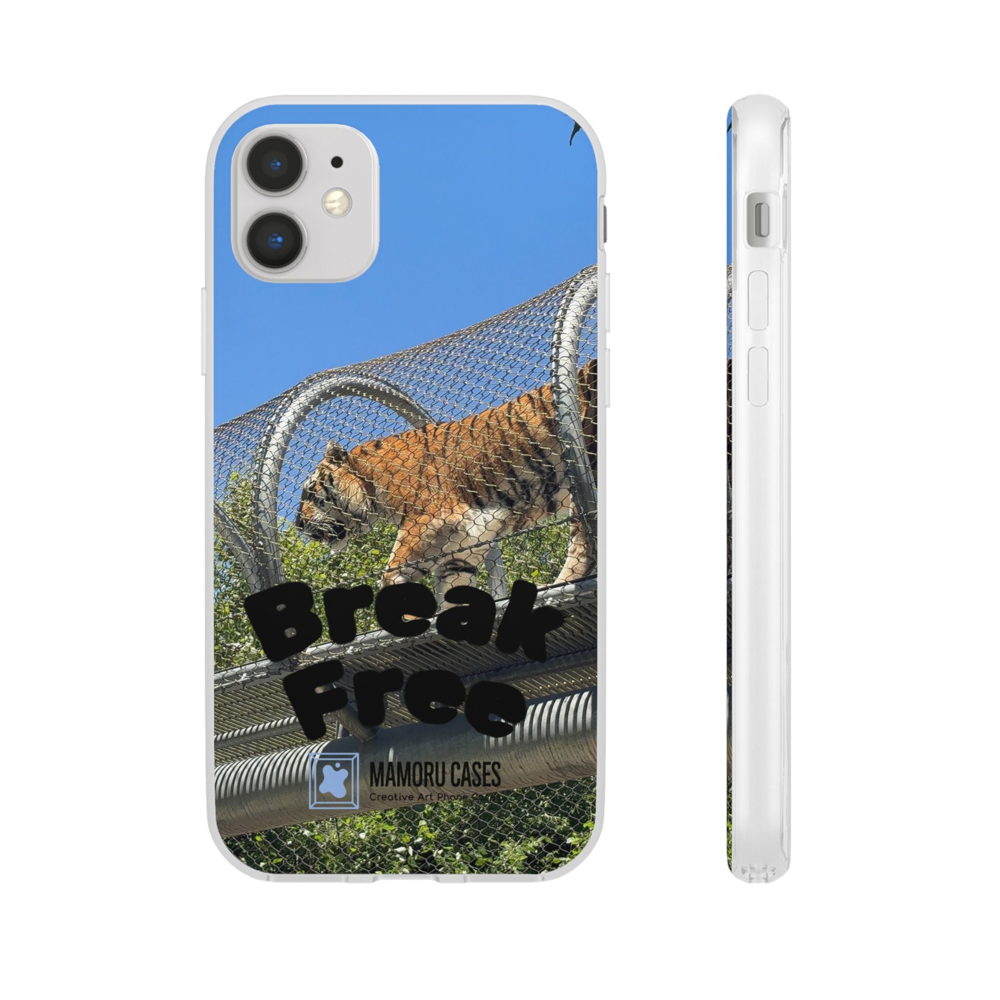 Tiger Break Free Phone Case – Wildlife Rescue Inspired iPhone Cover