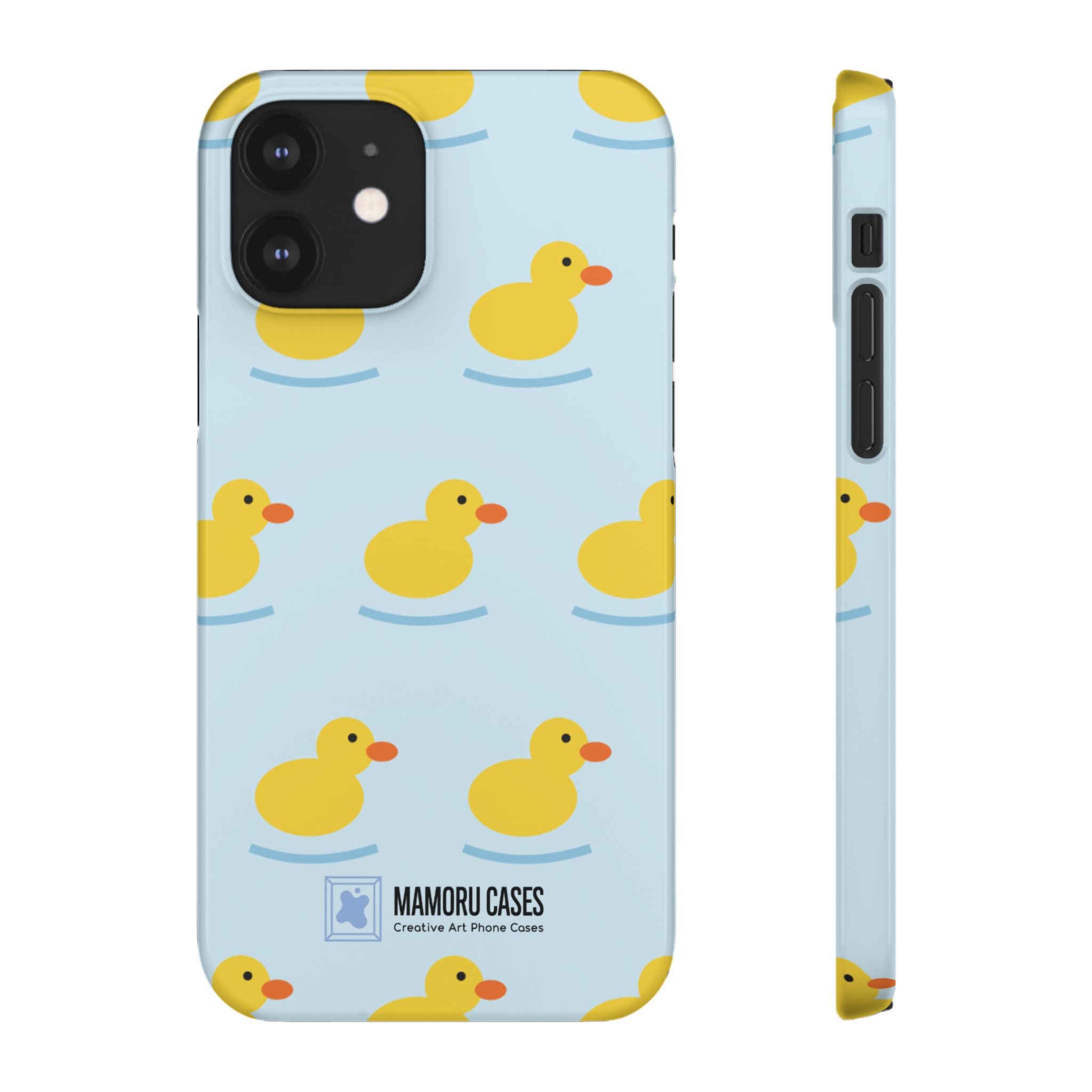 Rubber Duck Phone Case — Cute Yellow Duck Pattern iPhone Case