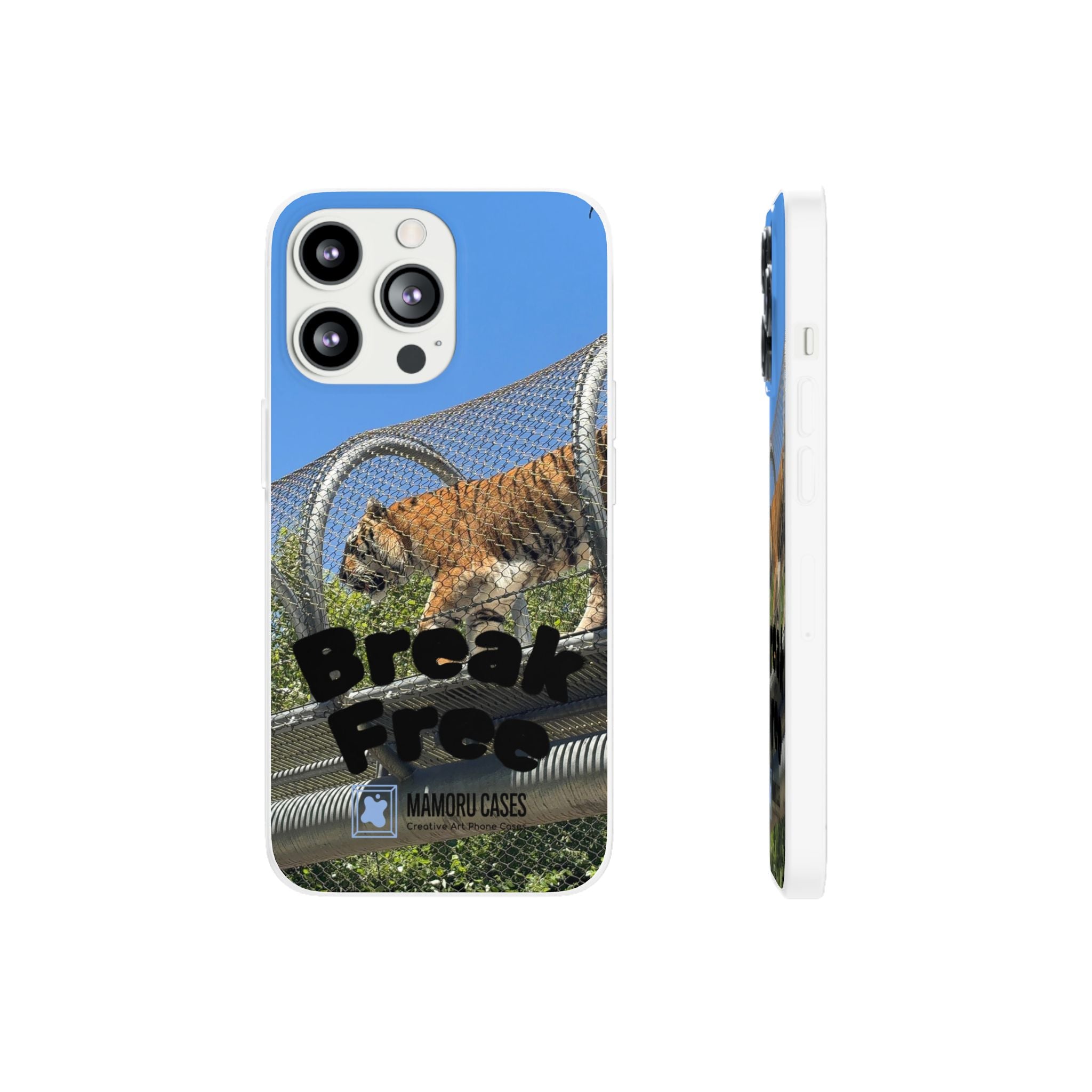 Tiger Break Free Phone Case – Wildlife Rescue Inspired iPhone Cover