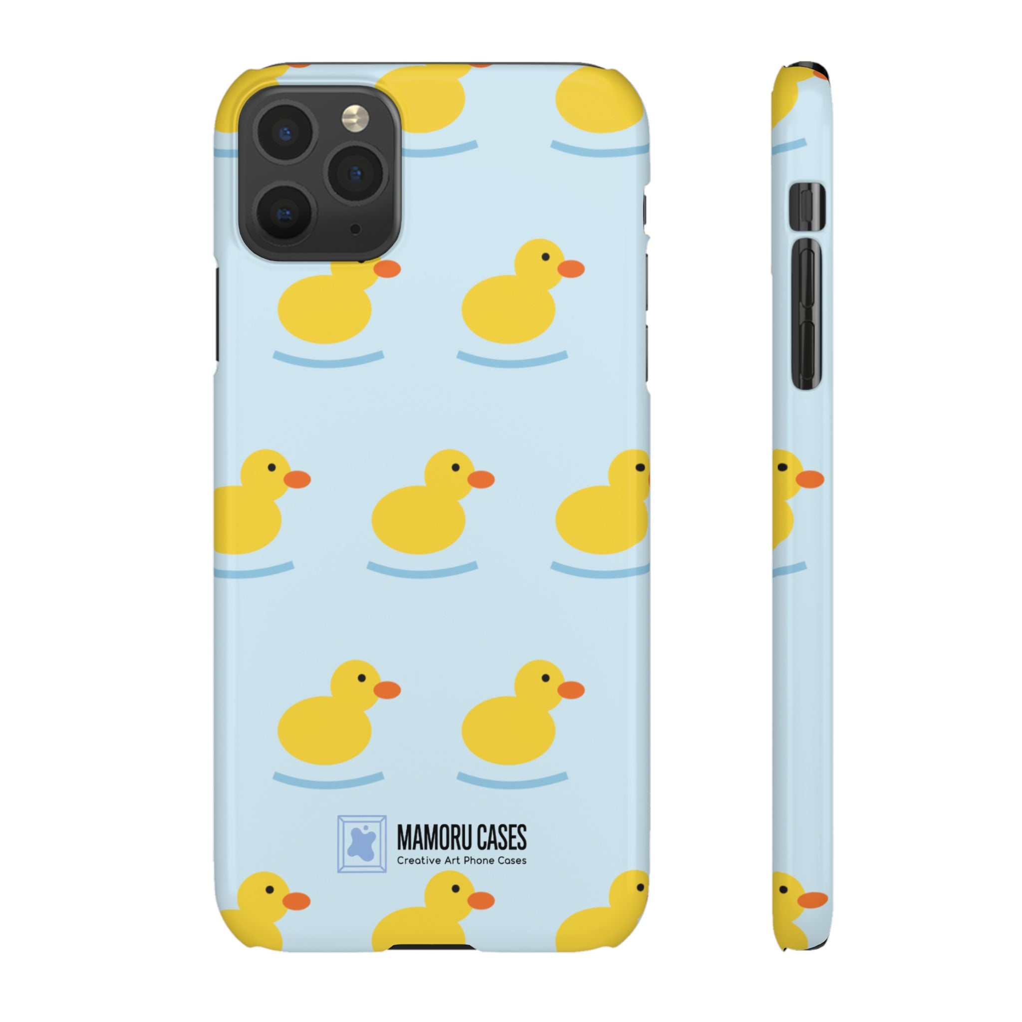 Rubber Duck Phone Case — Cute Yellow Duck Pattern iPhone Case