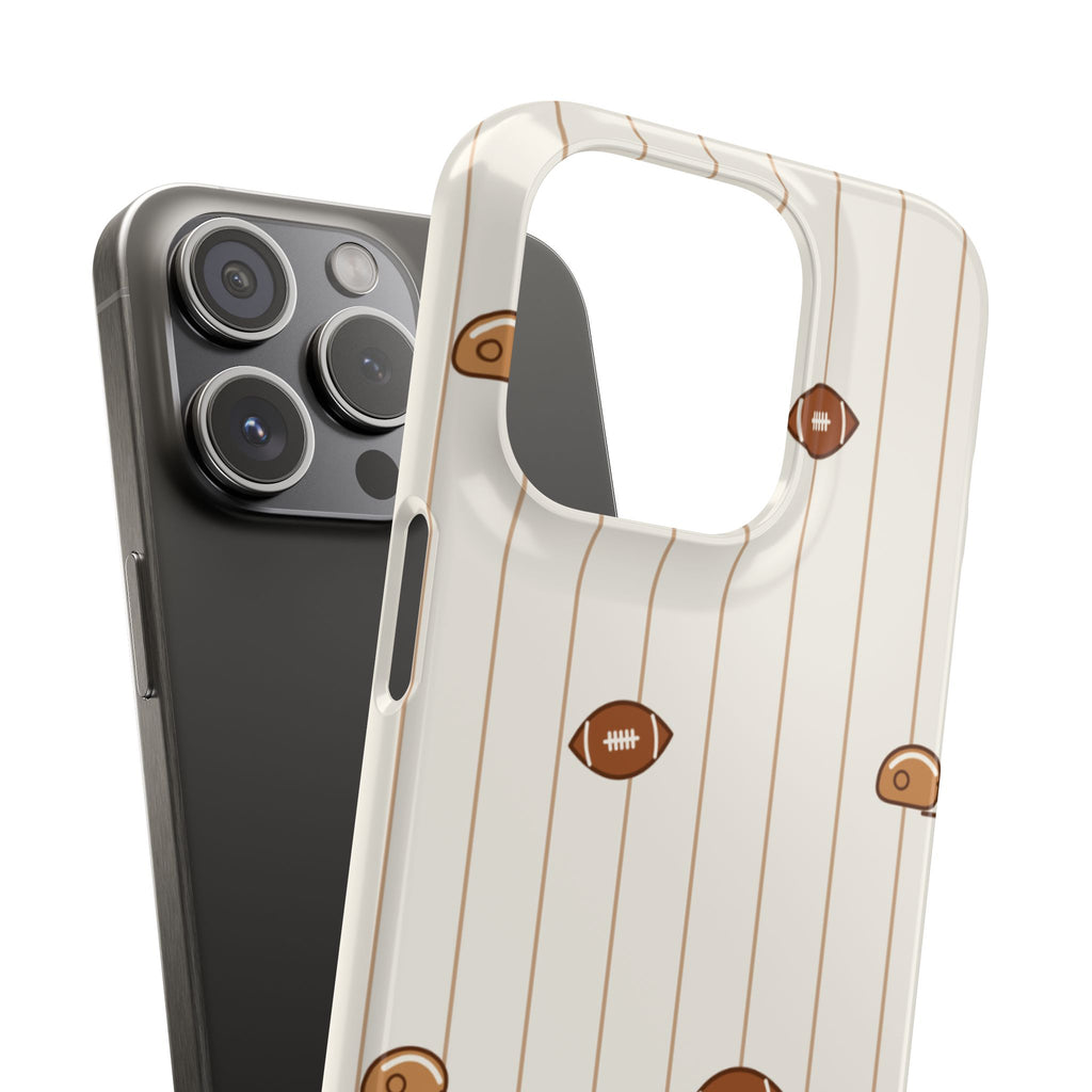 Phone Case — Vintage Football Pattern iPhone Case