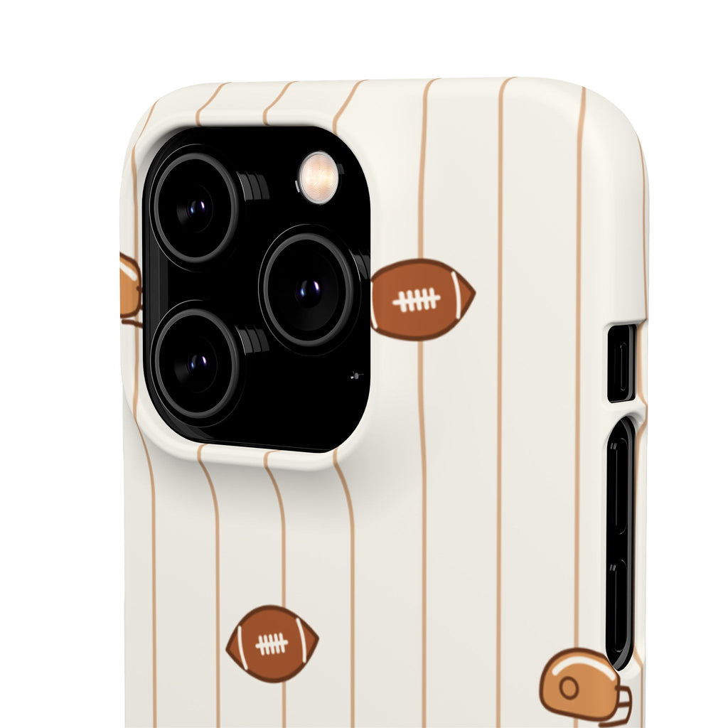 Phone Case — Vintage Football Pattern iPhone Case