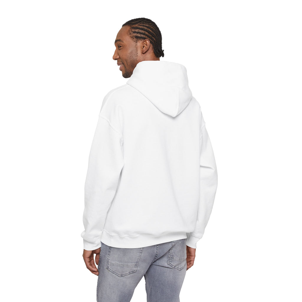 Mamoru Cases Logo Hoodie – Minimalist White Graphic Sweatshirt