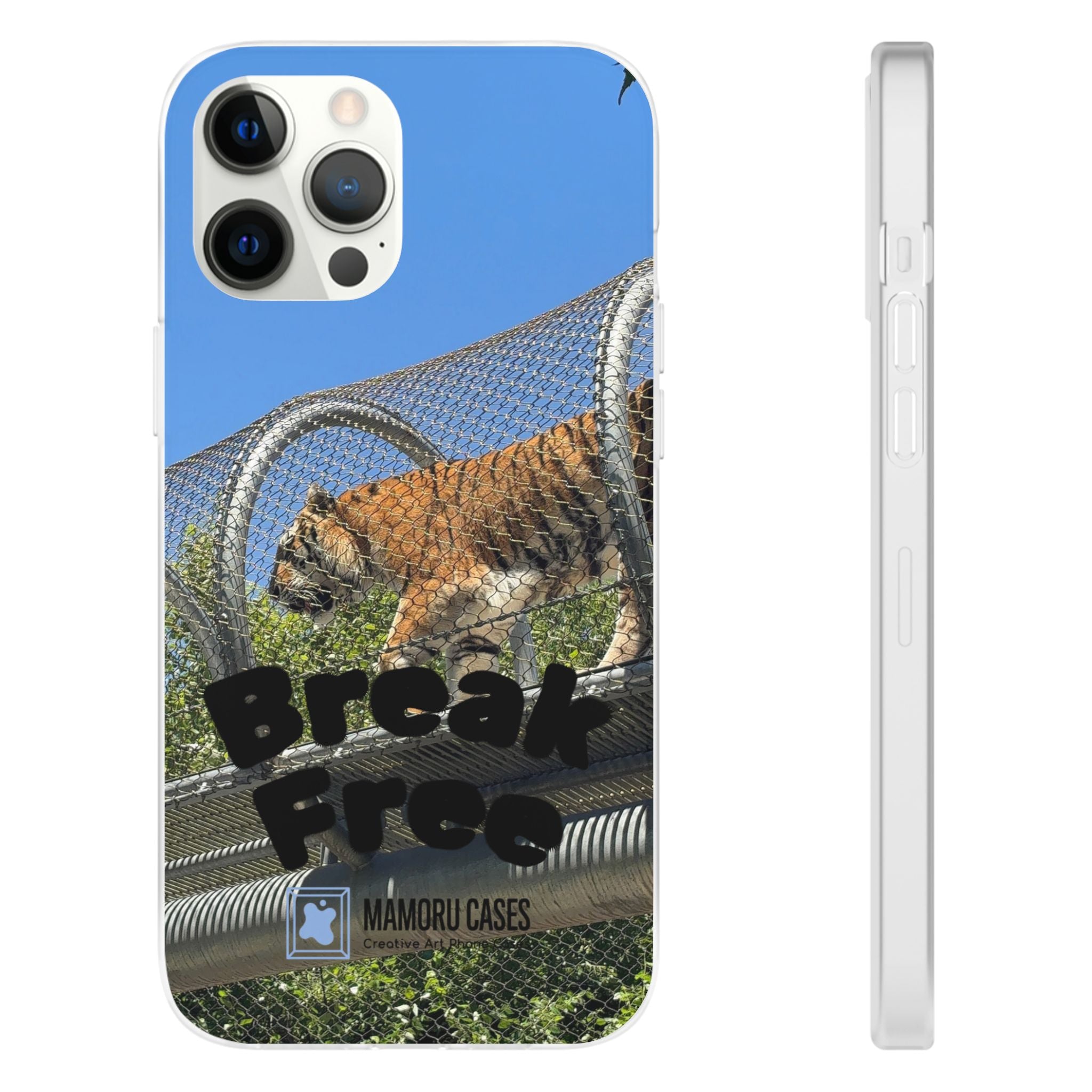 Tiger Break Free Phone Case – Wildlife Rescue Inspired iPhone Cover