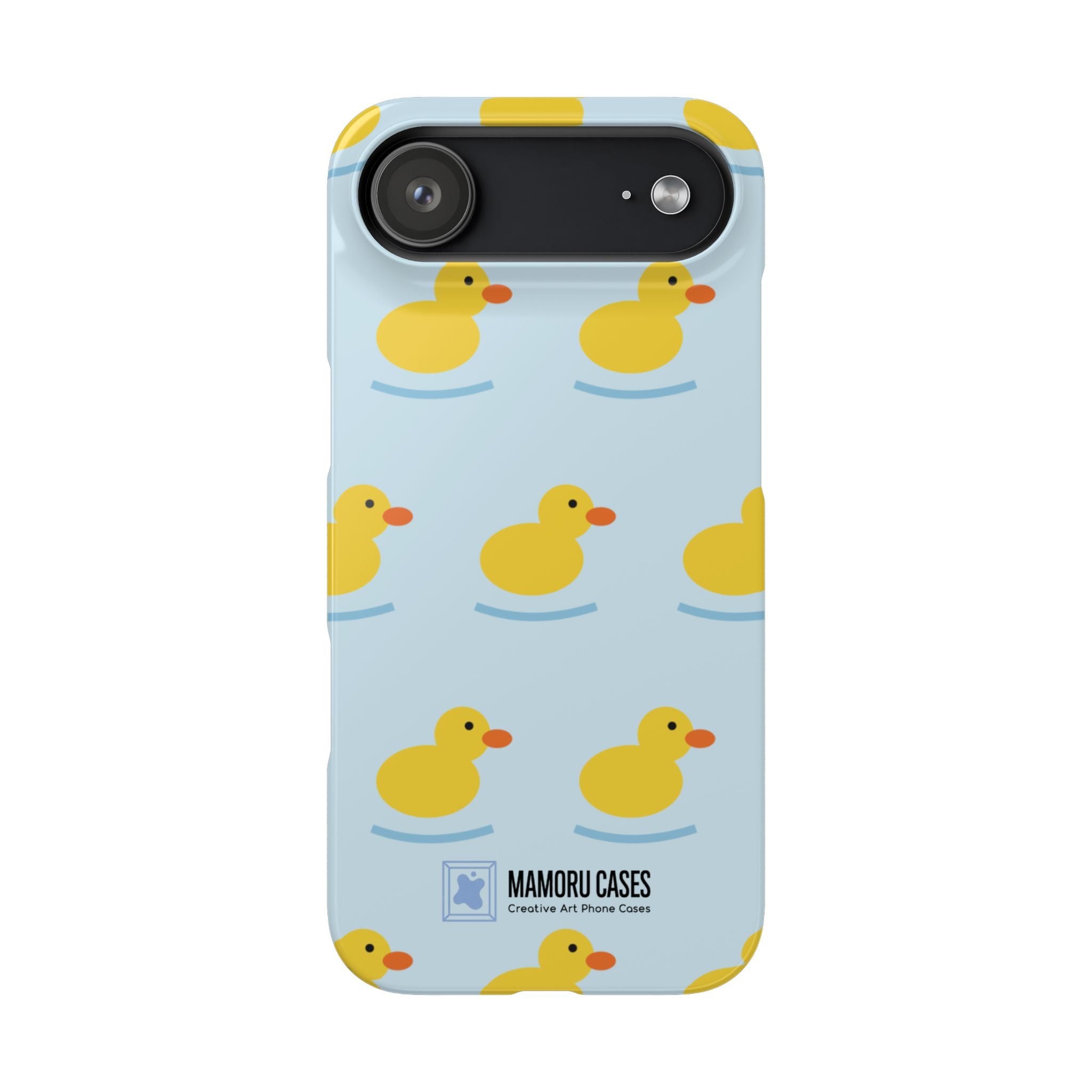 Rubber Duck Phone Case — Cute Yellow Duck Pattern iPhone Case