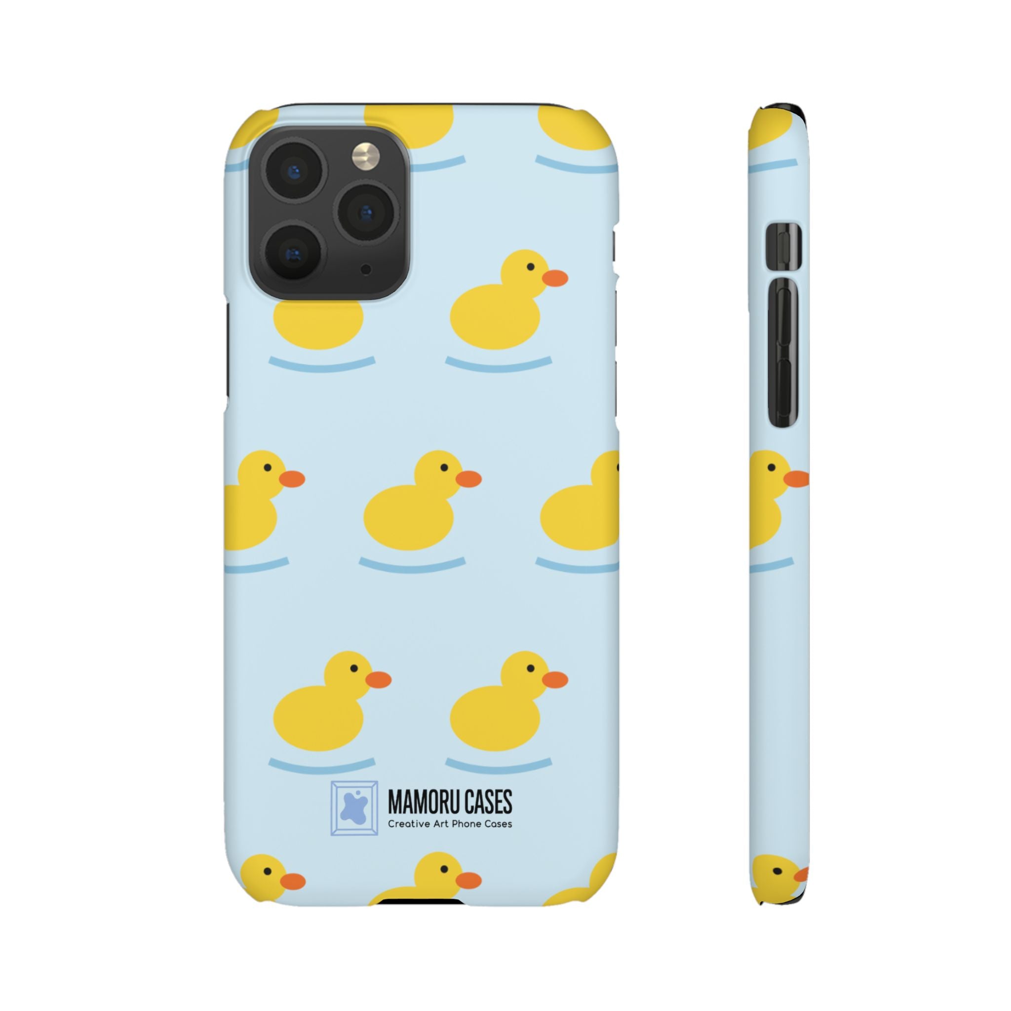 Rubber Duck Phone Case — Cute Yellow Duck Pattern iPhone Case