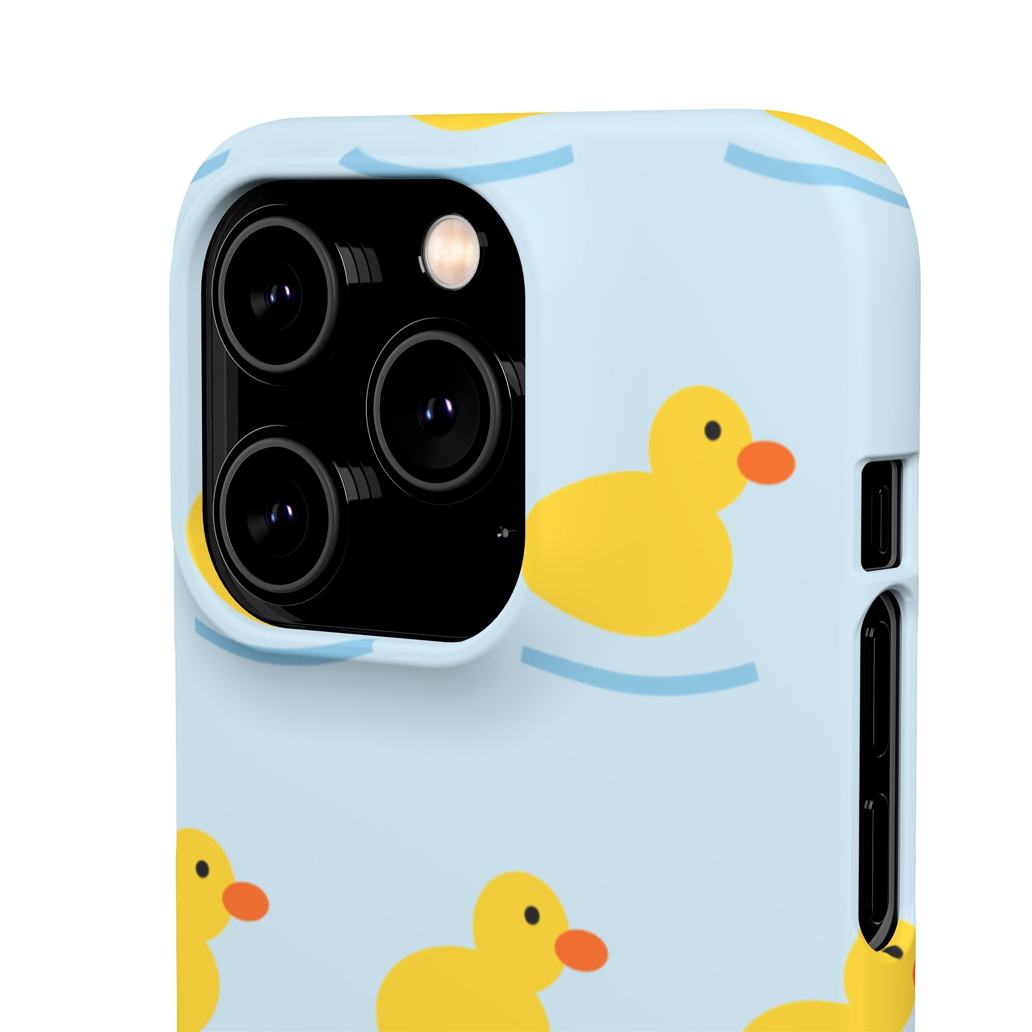 Rubber Duck Phone Case — Cute Yellow Duck Pattern iPhone Case