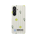 Tennis Pattern Phone Case — Rackets & Tennis Balls Protective Snap Case