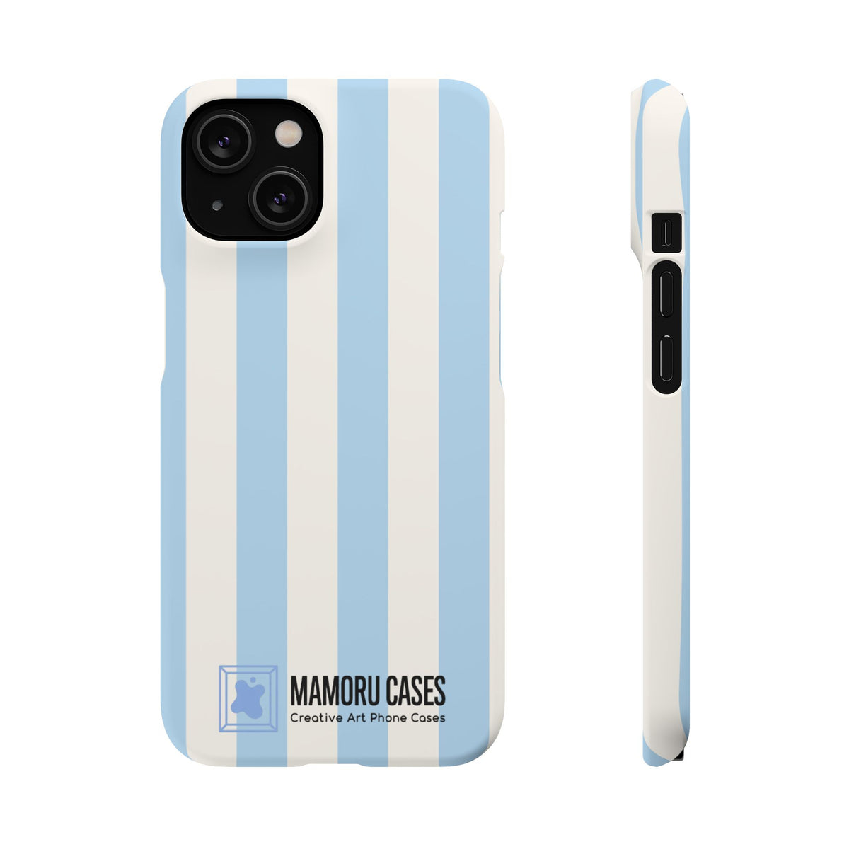 Sky Blue Stripe Phone Case