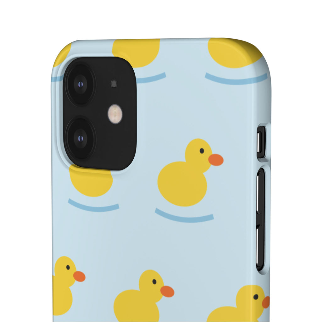 Rubber Duck Phone Case — Cute Yellow Duck Pattern iPhone Case